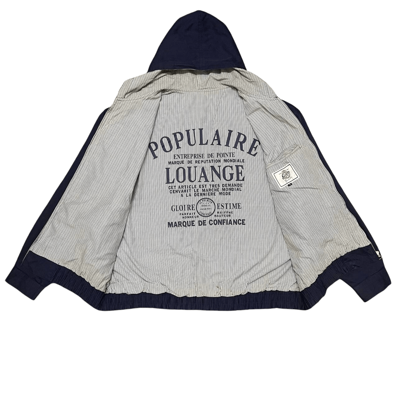 Japanese Brand Vintage Bon Marlen Hooded Zipper Jacket Size US XL / EU 56 / 4 - 6 Thumbnail