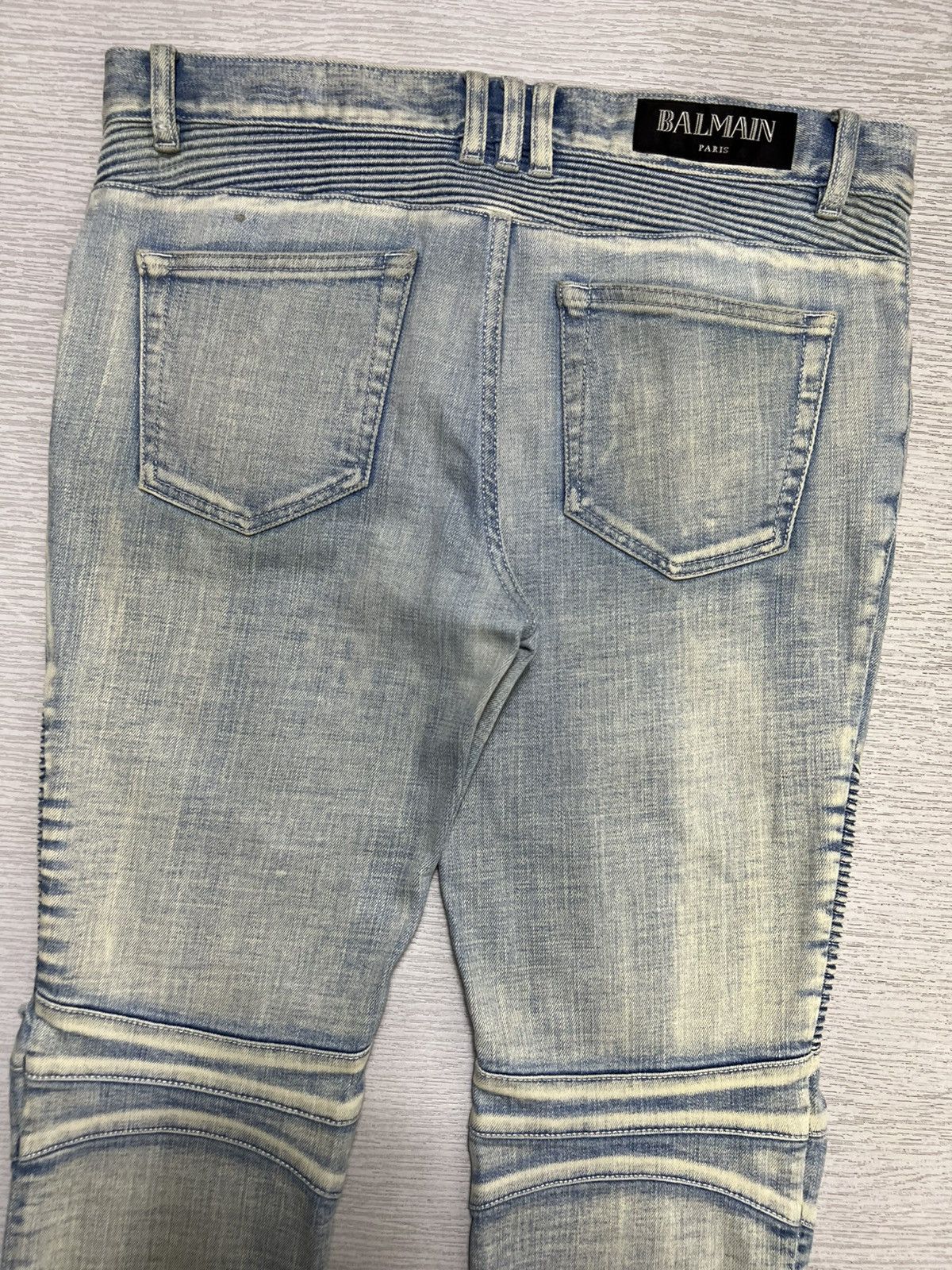 Balmain Balmain - Distressed Knee Biker Jeans Size US 30 / EU 46 - 6 Thumbnail