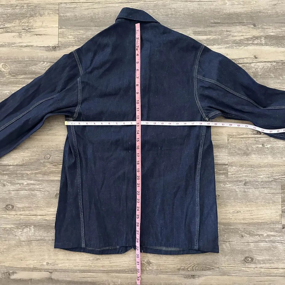 Other Vintage 70s Mahagamage 007 KGBR Unlined Denim Chore Jacket Size US S / EU 44-46 / 1 - 7 Thumbnail