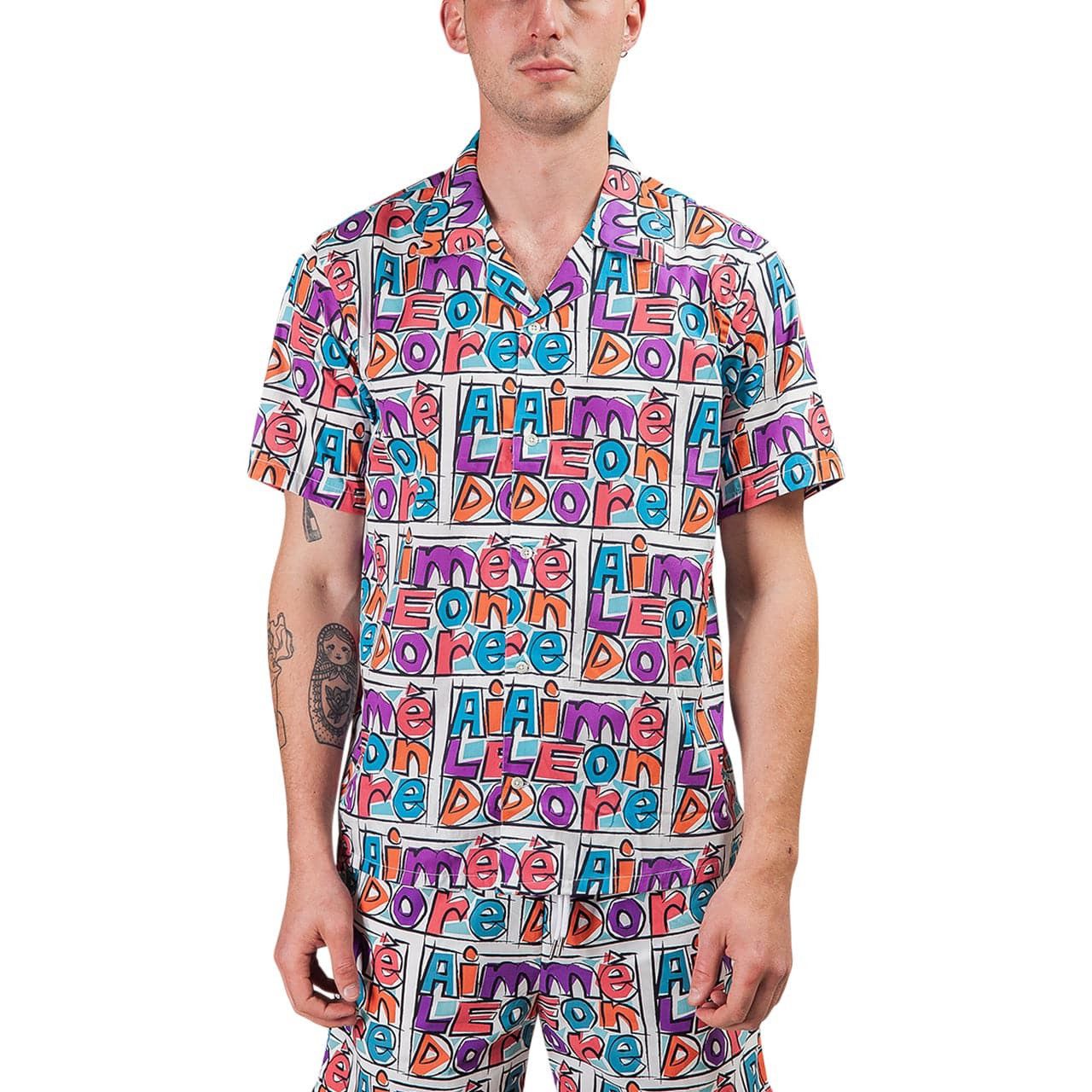 Aime Leon Dore Aime Leon Dore ss19 Crayon Print Hawaiian Shirt Size US S / EU 44-46 / 1 - 1 Thumbnail