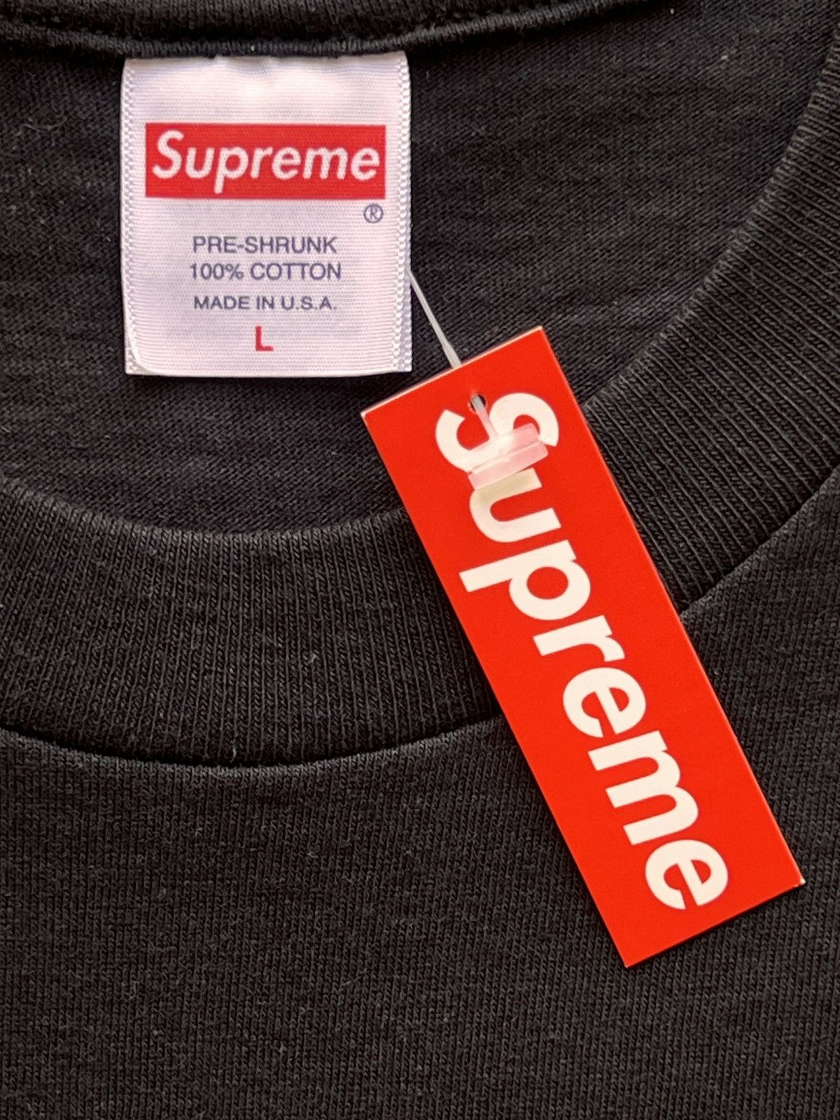 Supreme L Supreme Maradona Tee black T-shirt football diego no drugs Size US L / EU 52-54 / 3 - 16 Thumbnail