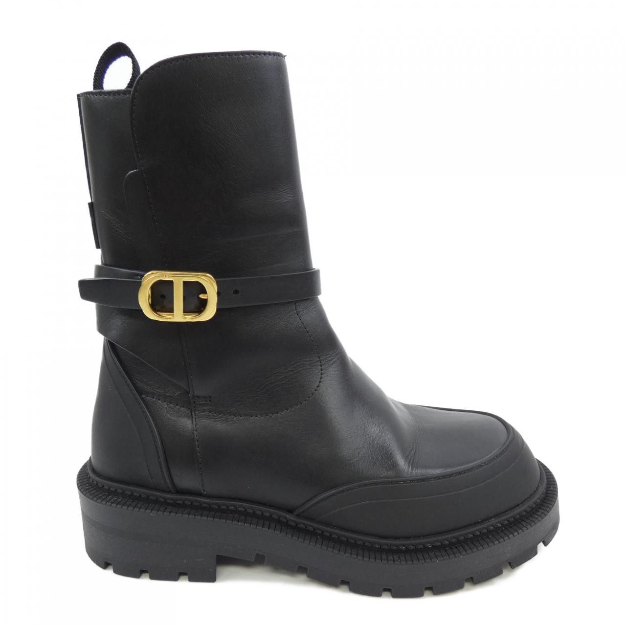 Dior Dior Christian Dior DIOR EMPREINTE Calf Boots Leather Shoes KDI866CRU DUTY FREE for USA Size ONE SIZE - 1 Thumbnail