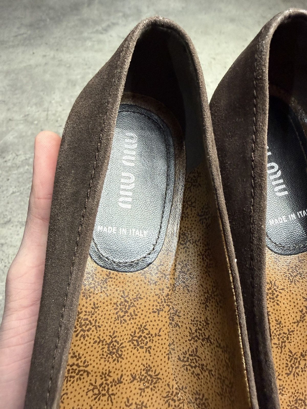 Miu Miu Miu Miu Kitten Heels Pumps Brown Y2k Size US 9 / IT 39 - 4 Thumbnail