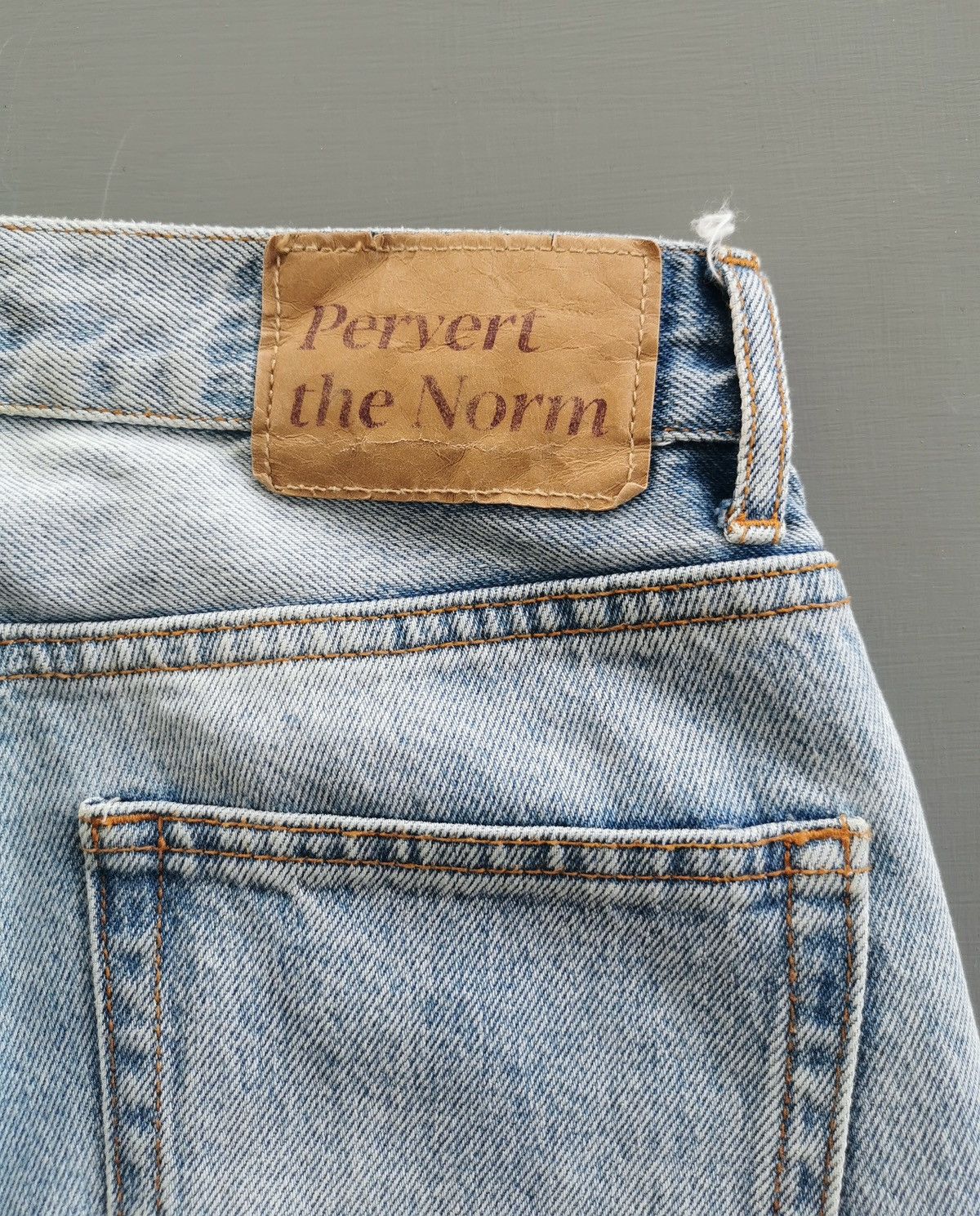 Vintage Pervert The Norm WWG Distressed Jeans Size 28" / US 6 / IT 42 - 6 Thumbnail