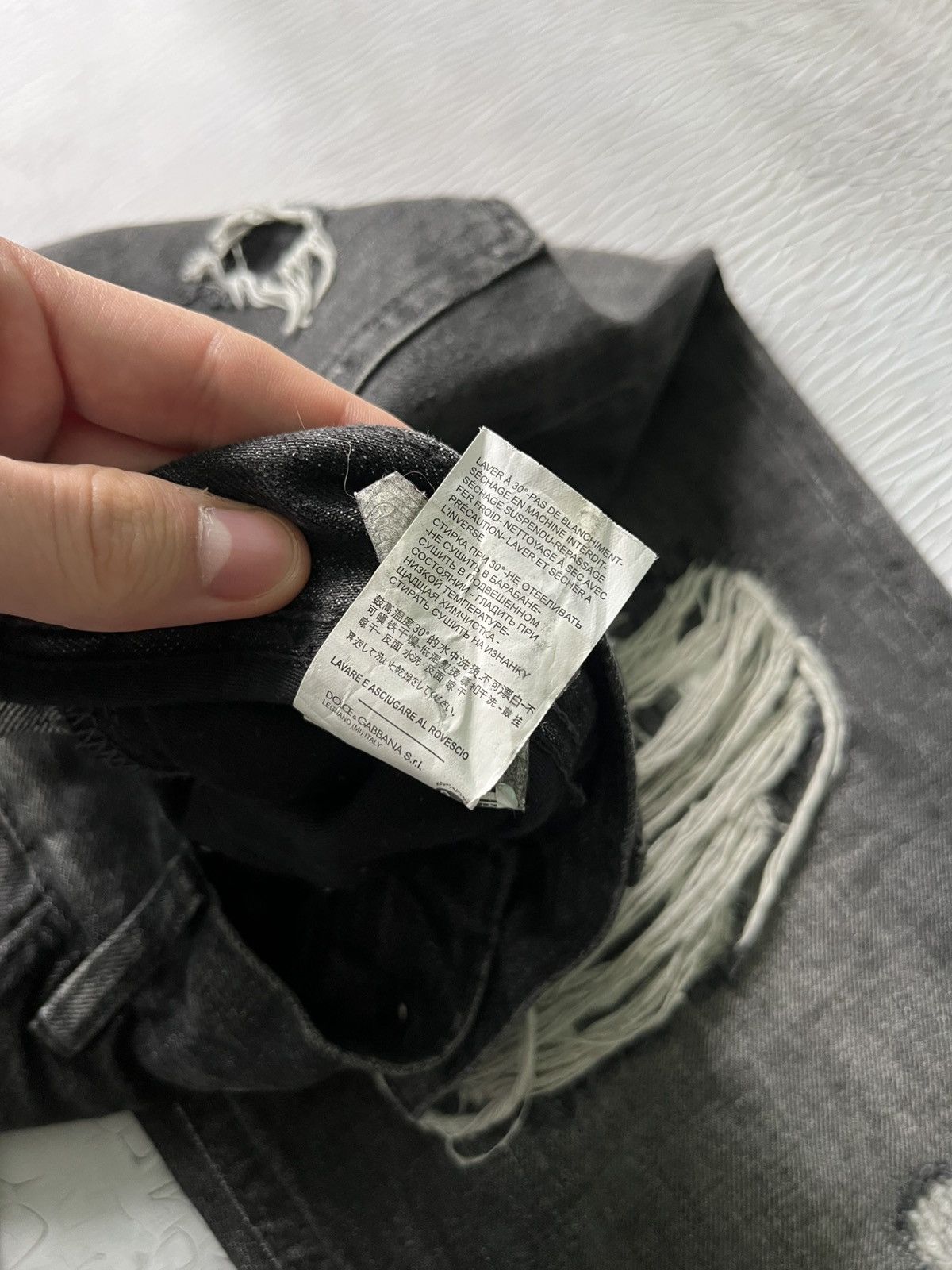 Dolce & Gabbana Dolce & Gabbana Luxury Jeans Denim Streetwear Dark Size US 35 - 10 Thumbnail