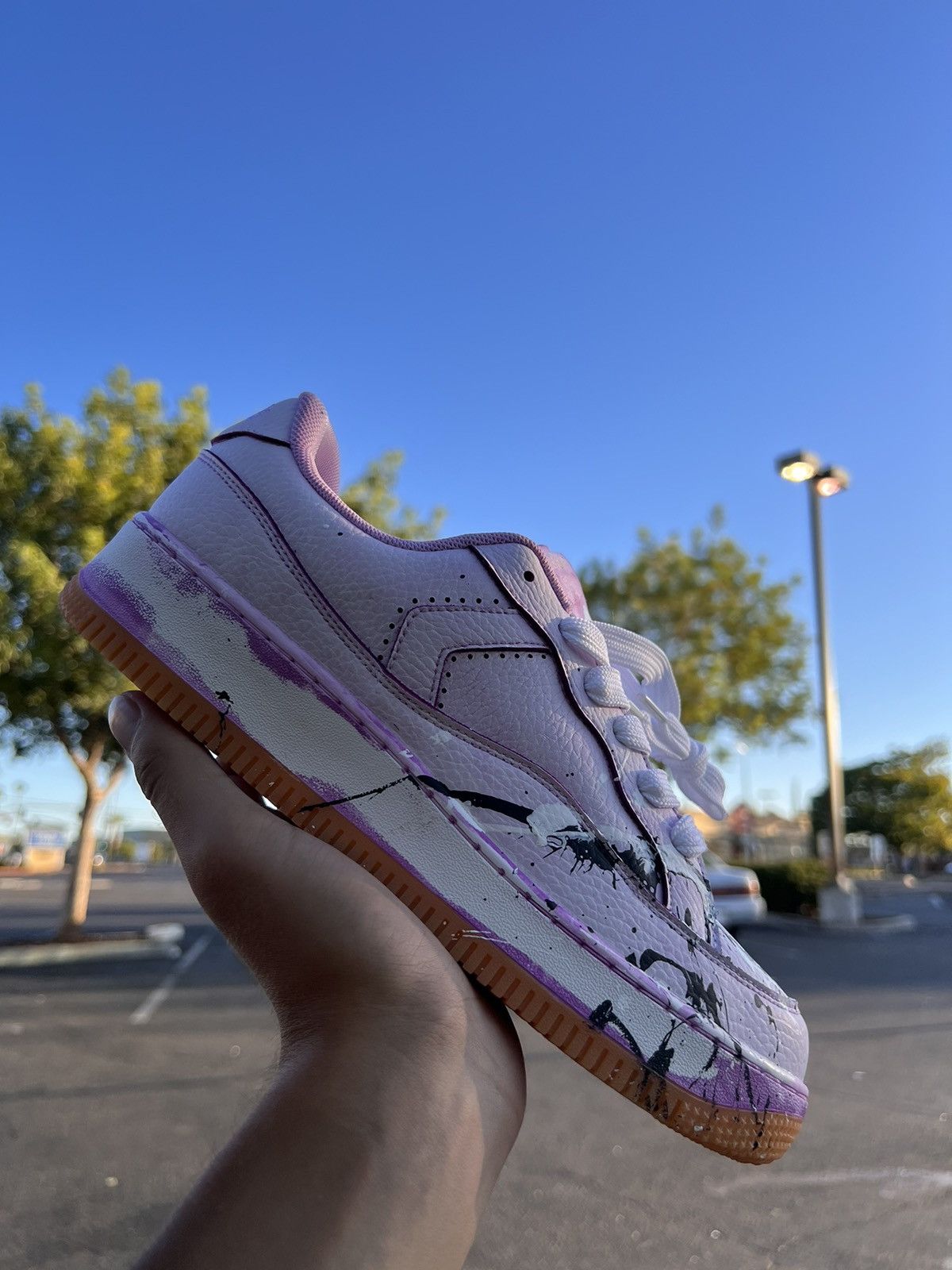 Designer Splatter chunky shoes lean custom #lucki Size US 8 / IT 38 - 4 Thumbnail