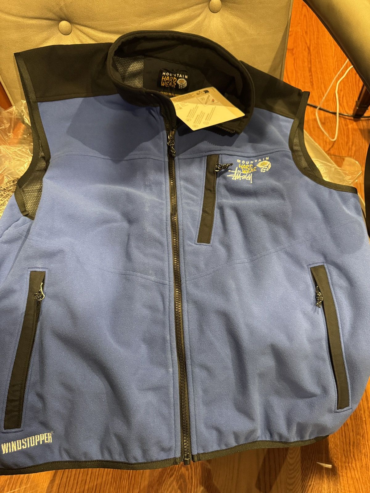Mountain Hardwear × Stussy Blue vest Size US M / EU 48-50 / 2 - 2 Thumbnail