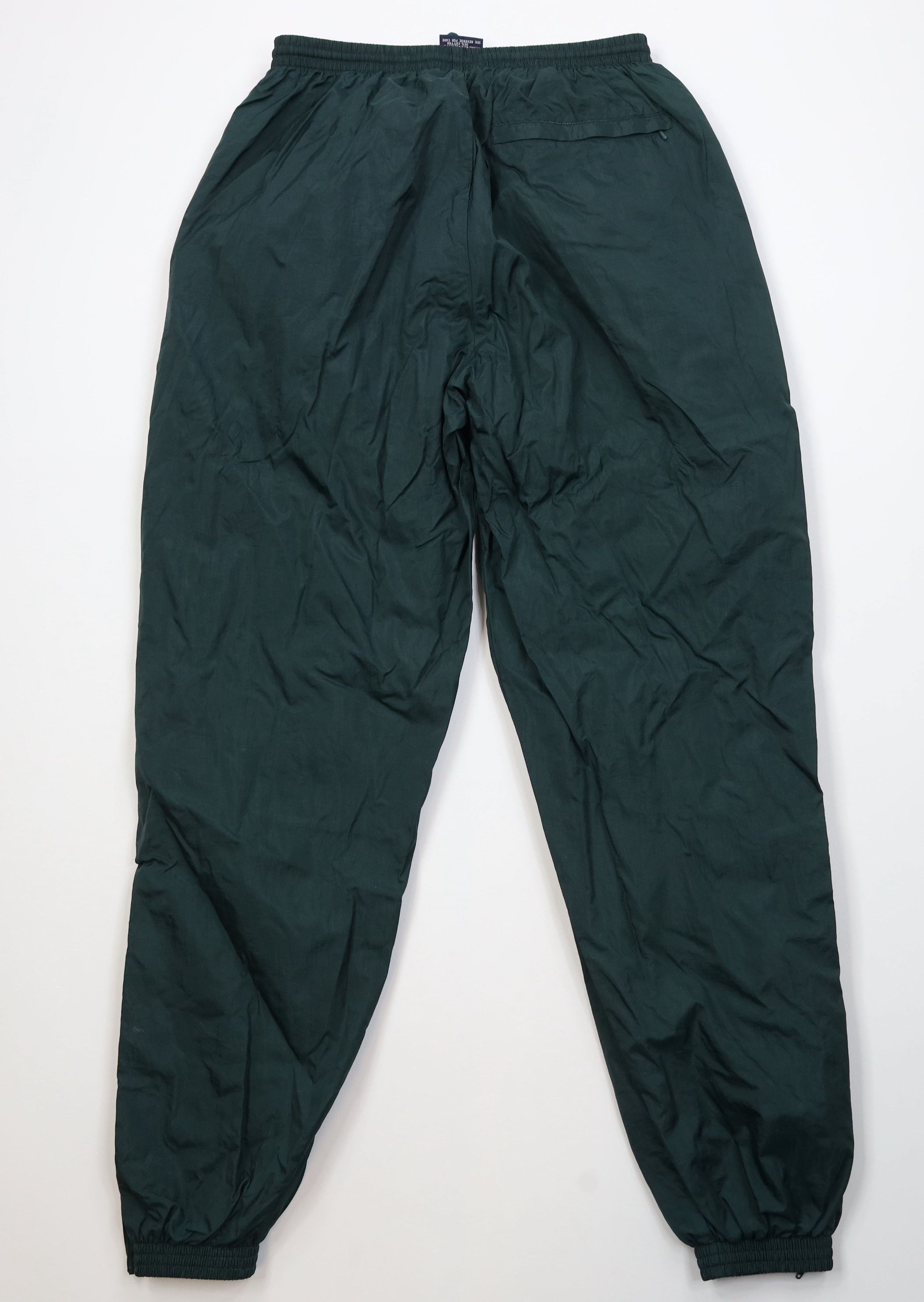 Vintage Vintage 90s Streetwear Lined Windbreaker Joggers Pants Green Size US 36 / EU 52 - 12 Thumbnail
