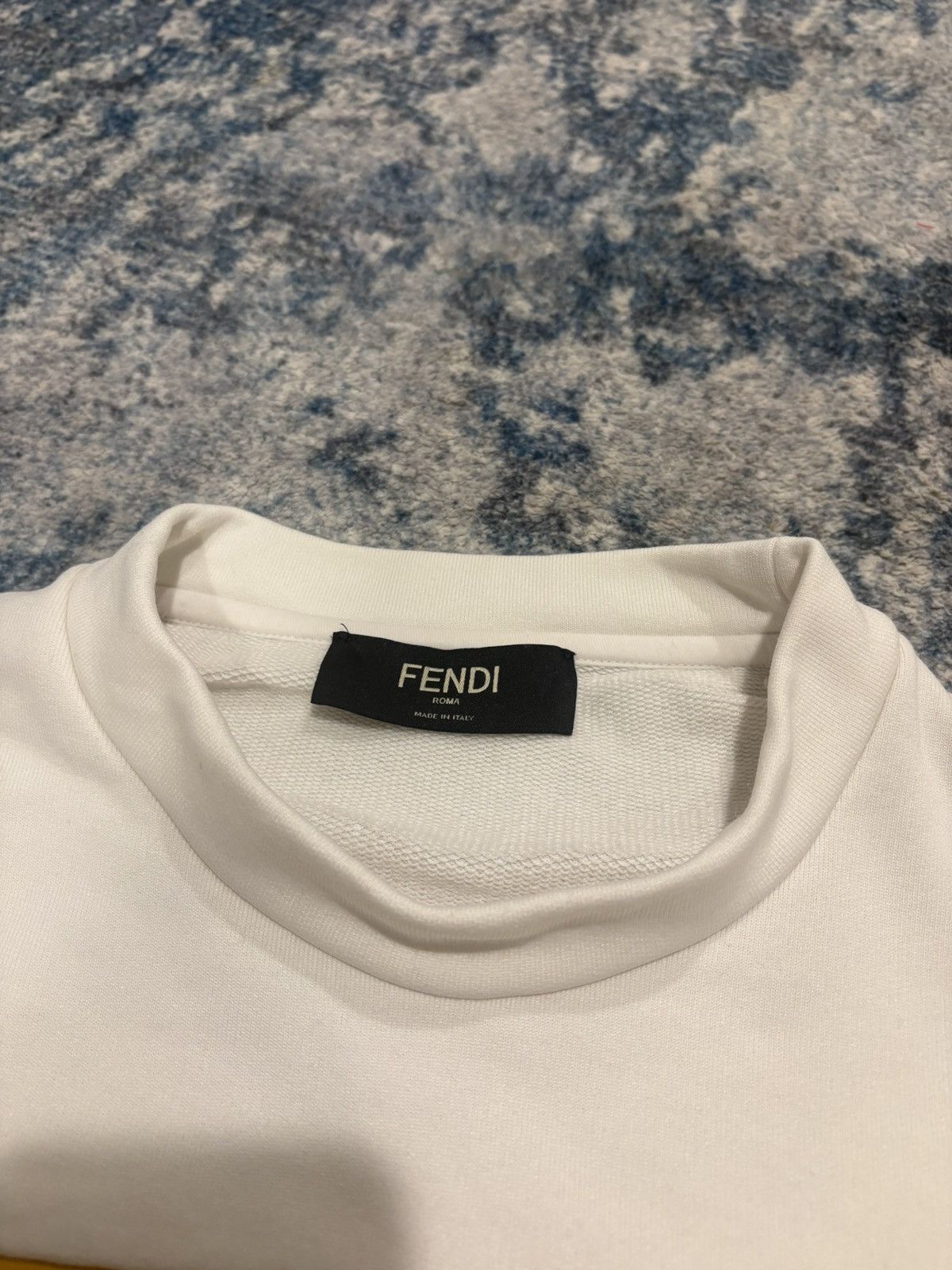 Fendi Men’s Rare Fendi Long sleeve sweater in yellow/black/white Size US S / EU 44-46 / 1 - 2 Thumbnail