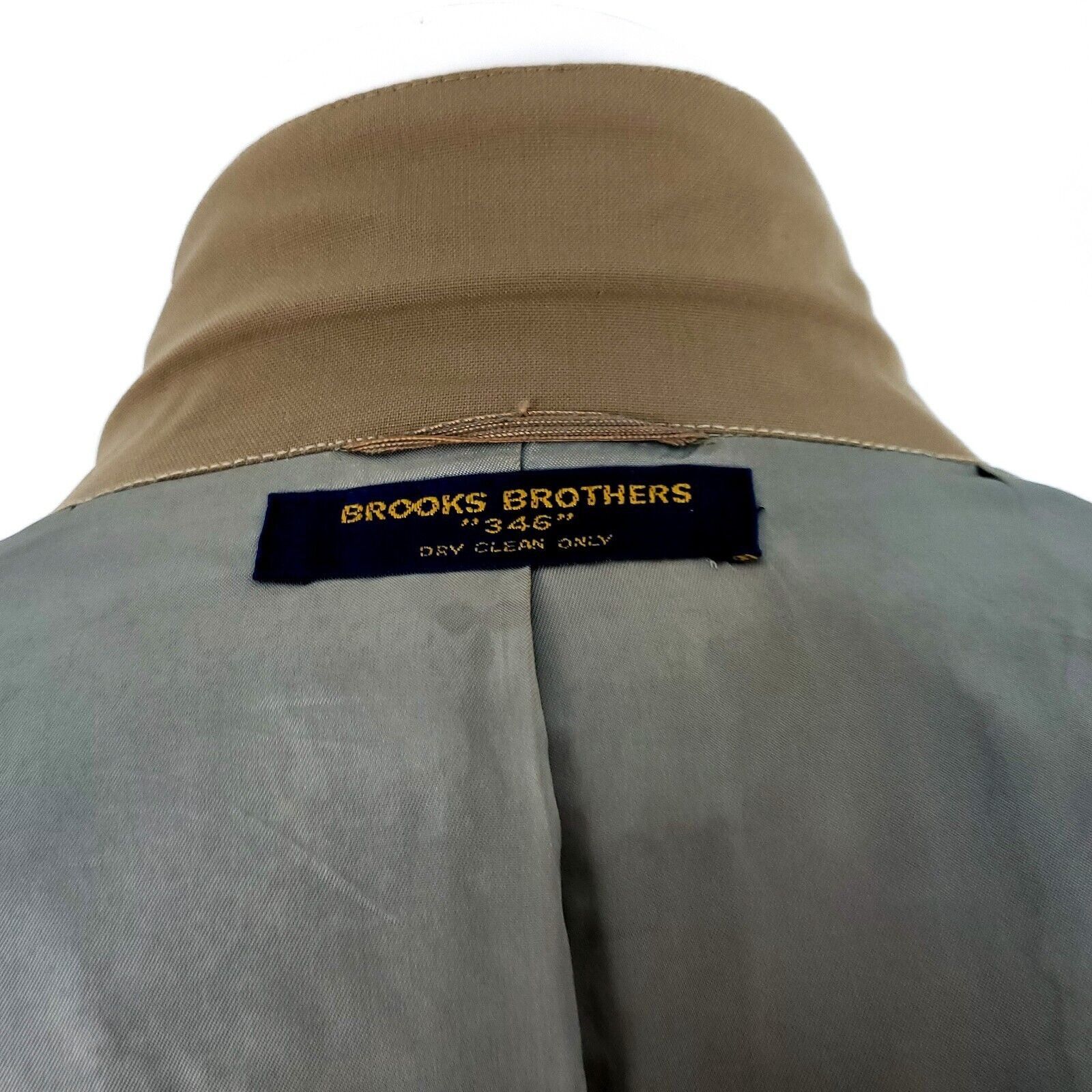Brooks Brothers Brooks Brothers 346 Wool 3 Button Blazer 40L Tan Size 40L - 8 Thumbnail