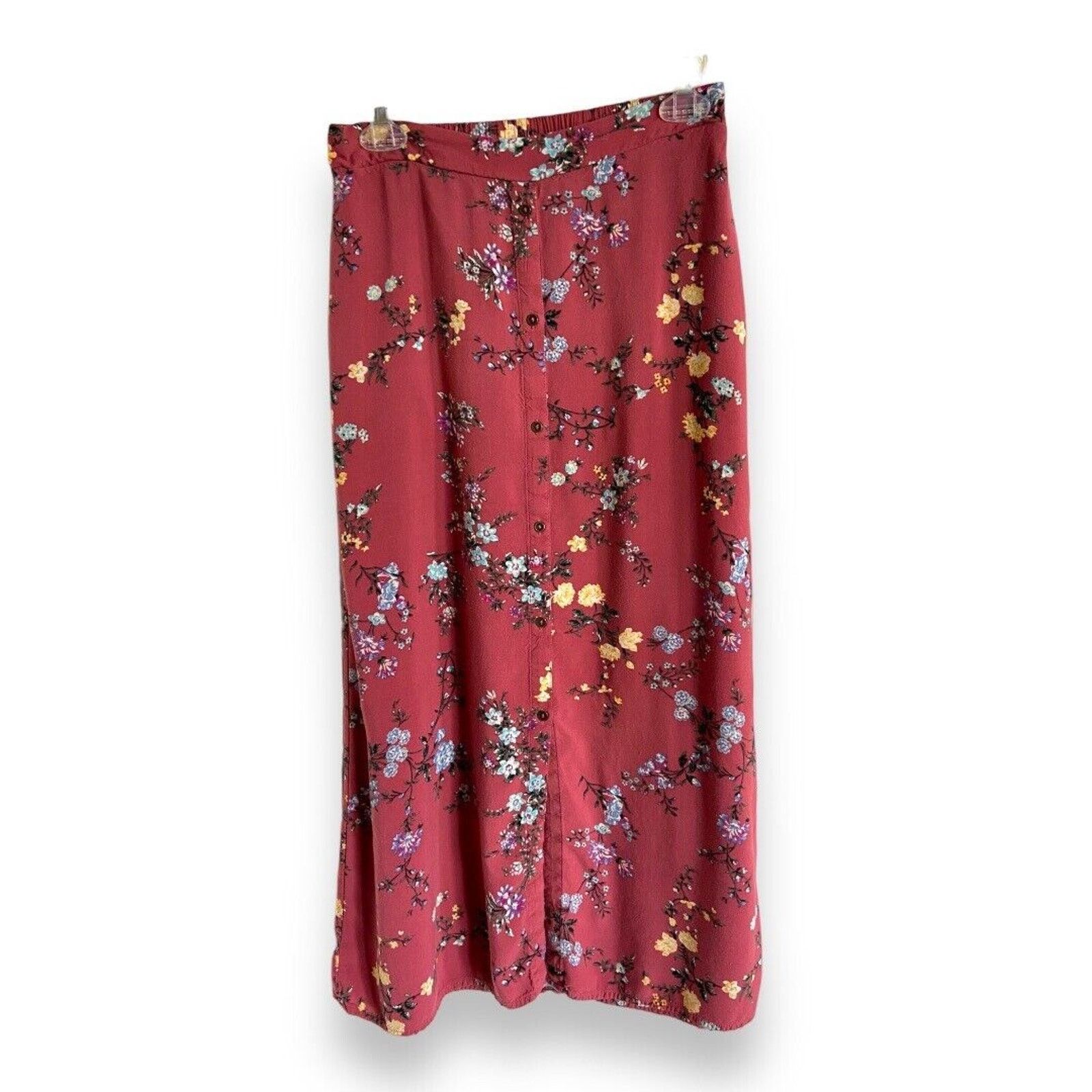 Other Xhilaration Womens Skirt Sz S Long Floral Shorts Button Size 24" / US 00 / IT 34 - 1 Thumbnail