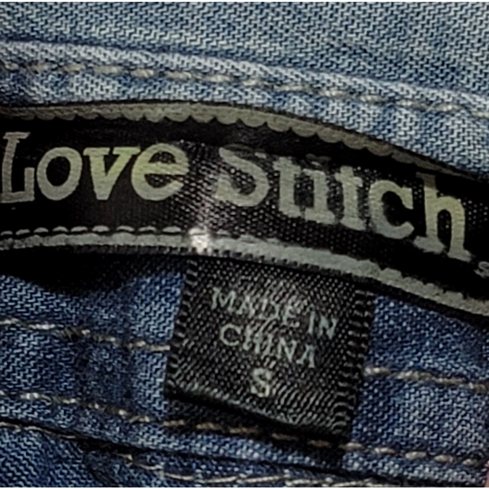 Other Love Stitch Blue Denim Stonewashed Button Up Top Small Size S / US 4 / IT 40 - 3 Thumbnail