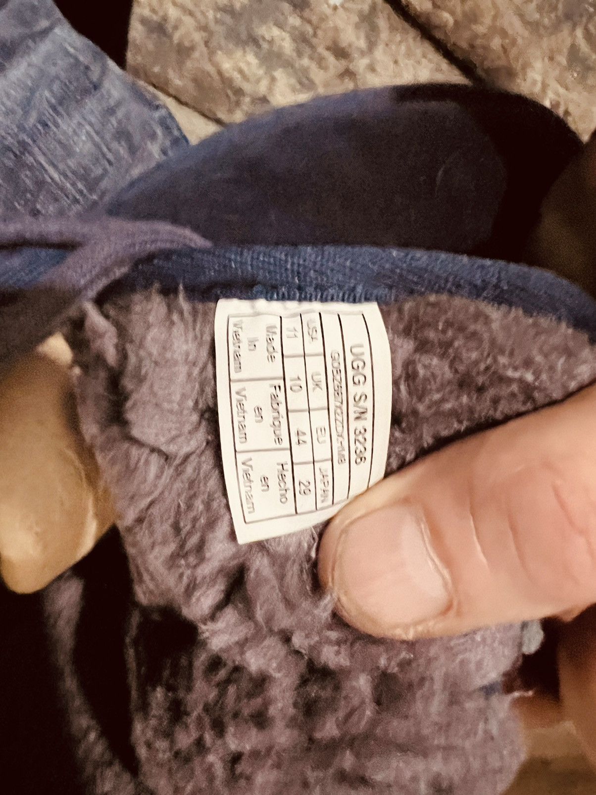 Ugg UGG Nuemel Mens Size 11 Navy Size US 11 / EU 44 - 7 Thumbnail