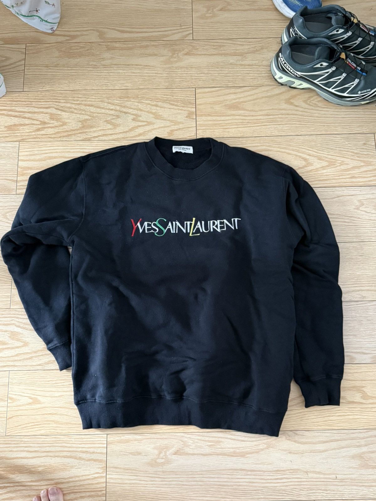 Yves Saint Laurent YSL vintage crewneck size M Size US M / EU 48-50 / 2 - 1 Thumbnail