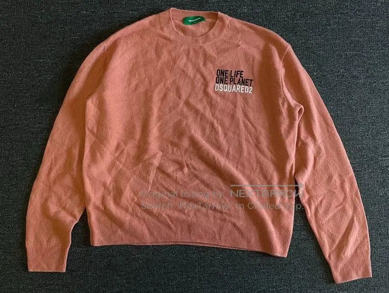 Dsquared2 DSquared2 Orange Wool Sweater. Size US M / EU 48-50 / 2 - 1 Thumbnail