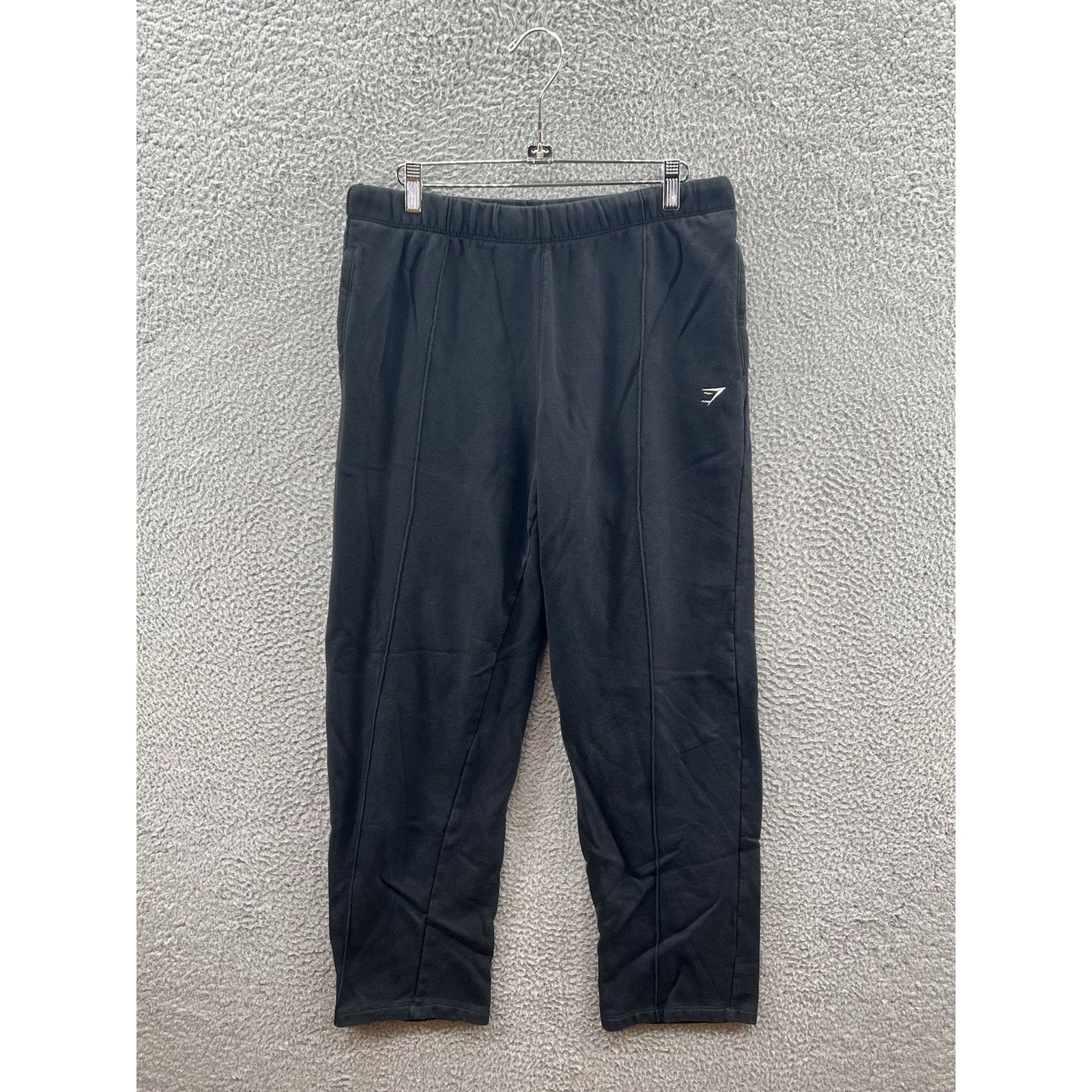Gymshark Gymshark Pleated Black Open Hem Men’s Sweatpants Size Medium Size US 34 / EU 50 - 1 Thumbnail