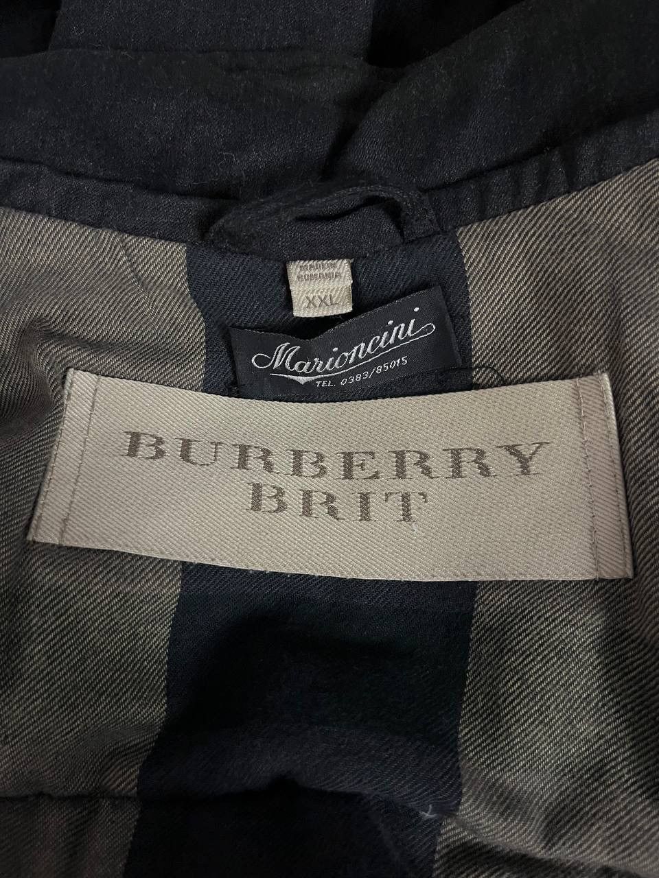 Burberry Burberry Brit Down Jacket Dark Grey Multi Pocket Size US XXL / EU 58 / 5 - 12 Thumbnail