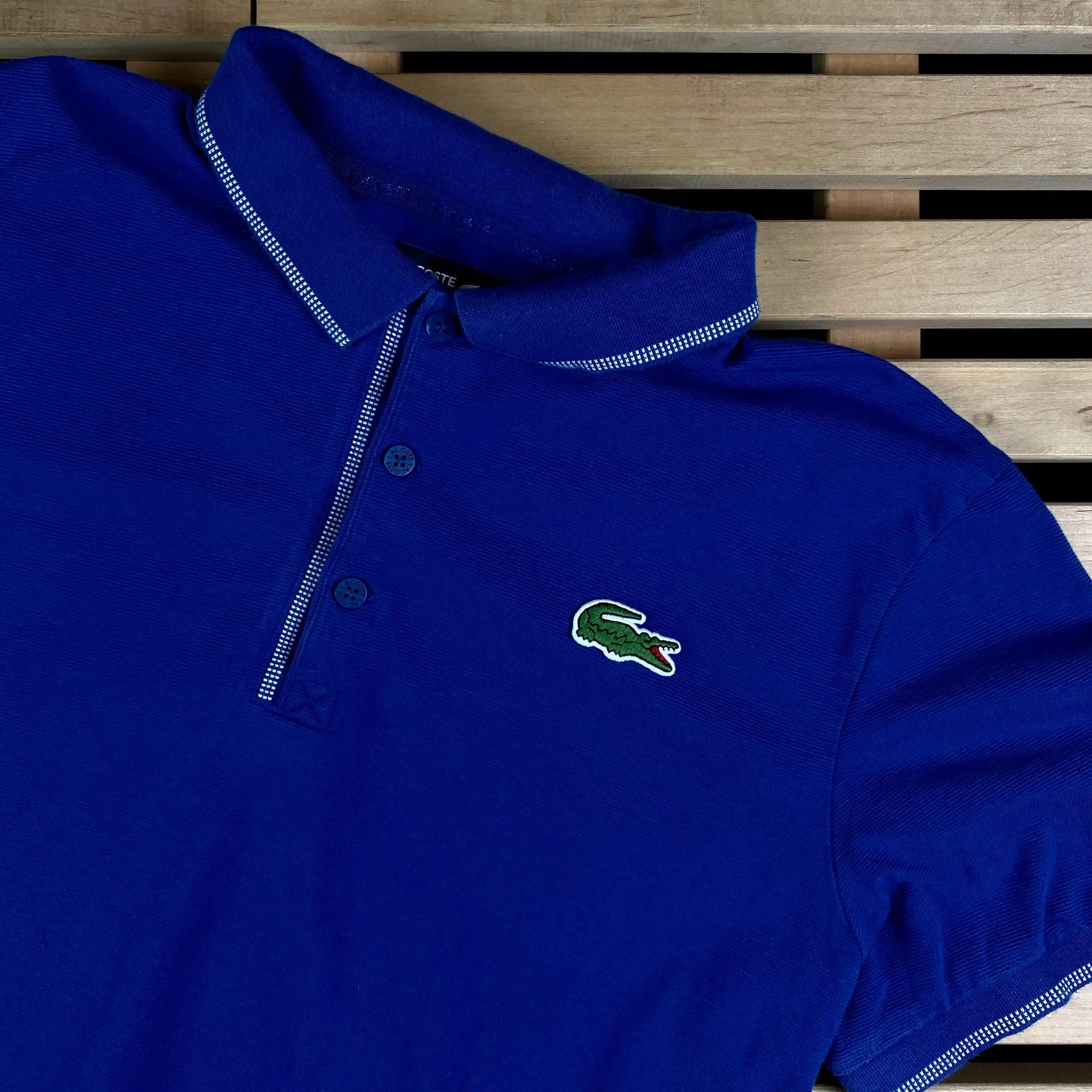 Lacoste Mens Polo T-Shirt Lacoste Sport Blue Size XL Size US XL / EU 56 / 4 - 2 Thumbnail