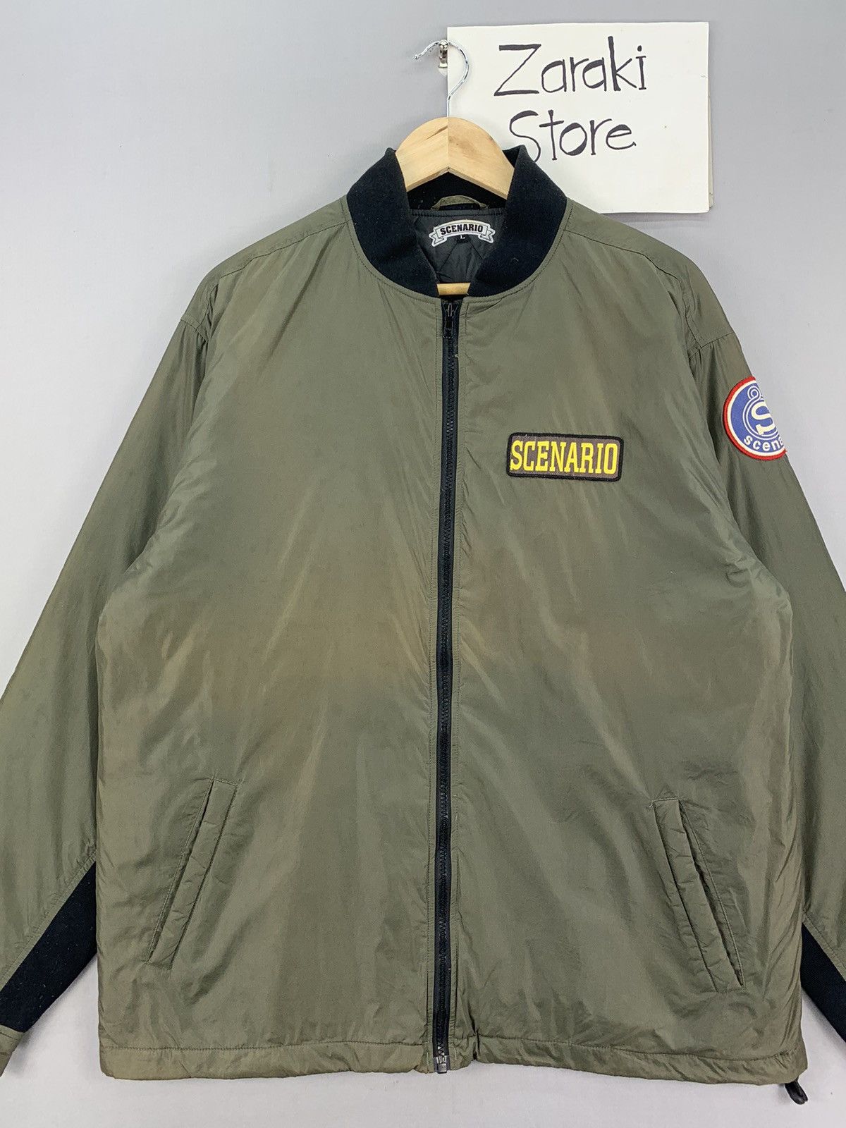 Vintage Vintage 90s Japan Scenario Patches Bomber Flight Jacket Size US XL / EU 56 / 4 - 2 Thumbnail