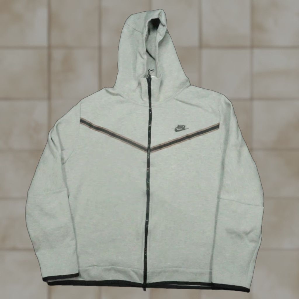 Nike Nike Hoodie Men XXL Gray NSW Tech Fleece Full Zip Hooded Jacket Windrunner 2XL Size US XXL / EU 58 / 5 - 1 Thumbnail