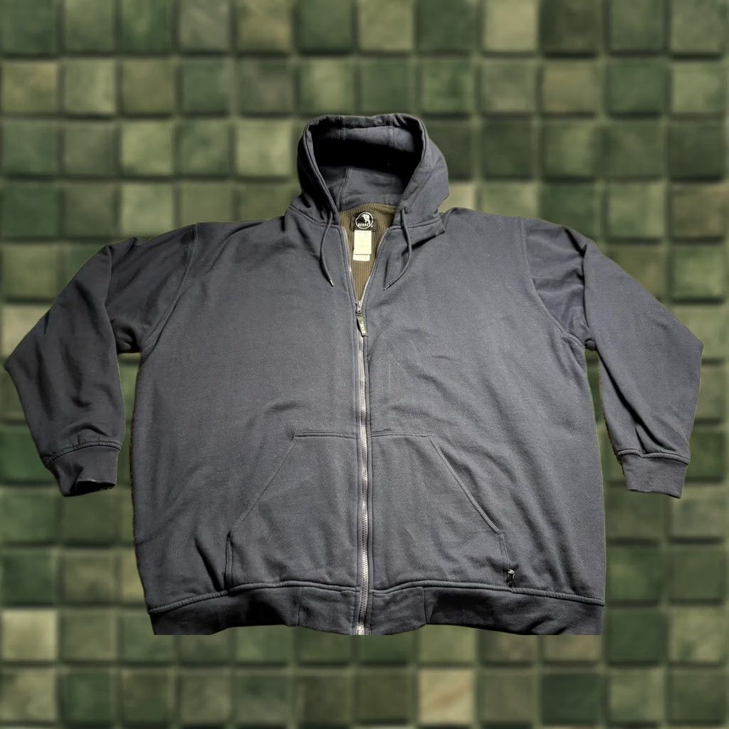 Vintage Berne Hoodie Mens 4XL Tall Heavyweight Full Zip Thermal Lined Work Blue Size US XXL / EU 58 / 5 - 1 Thumbnail