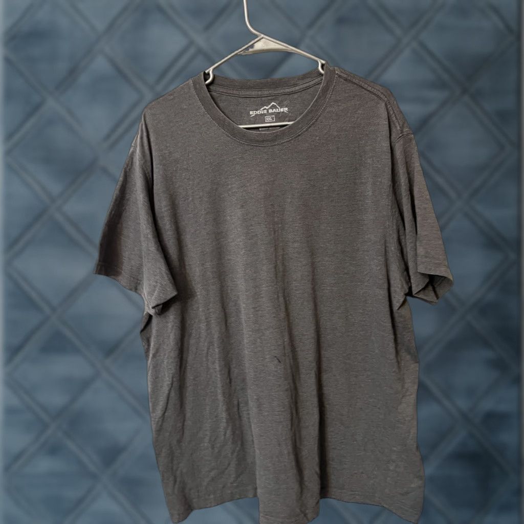 Eddie Bauer Eddie Bauer T-Shirt Mens Size 2XL Short Sleeve Crew Neck Gray Cotton Logo Vintage: No Size US XXL / EU 58 / 5 - 1 Thumbnail