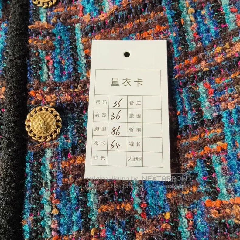Saint Laurent Paris Saint Laurent Paris Wool Blended Tweed Jacket Size XS / US 0-2 / IT 36-38 - 5 Thumbnail