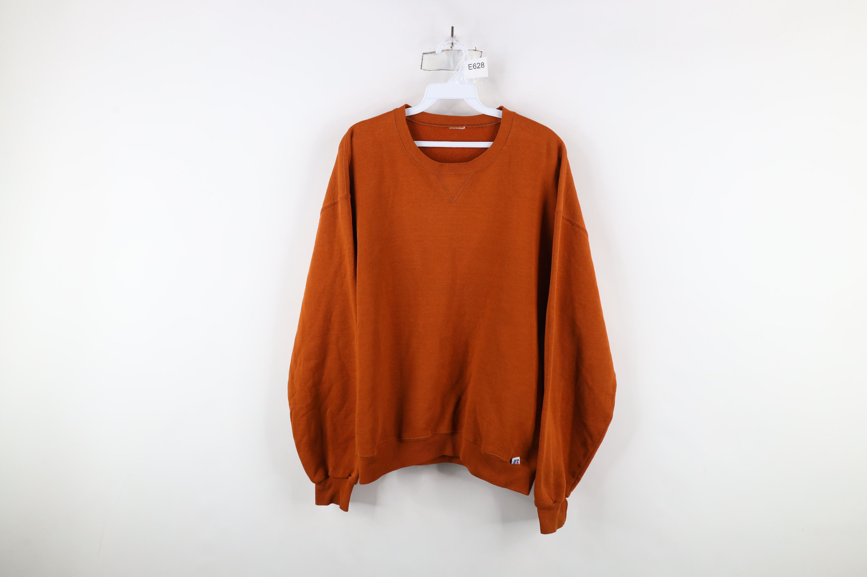 Russell Athletic × Vintage Vintage 90s Russell Athletic Crewneck Sweatshirt Burnt Size US L / EU 52-54 / 3 - 1 Thumbnail