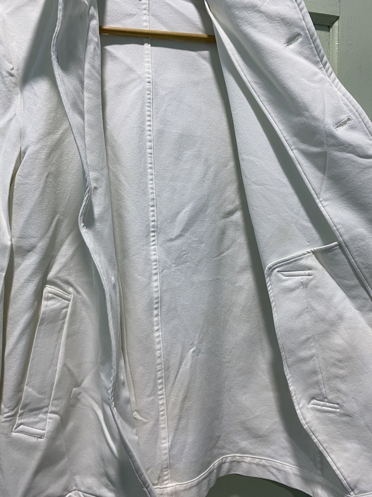 Comme des Garcons Homme Plus SS99 COMME des GARCONS Frill Period Polyester Shrunken Jcket Size US M / EU 48-50 / 2 - 4 Thumbnail