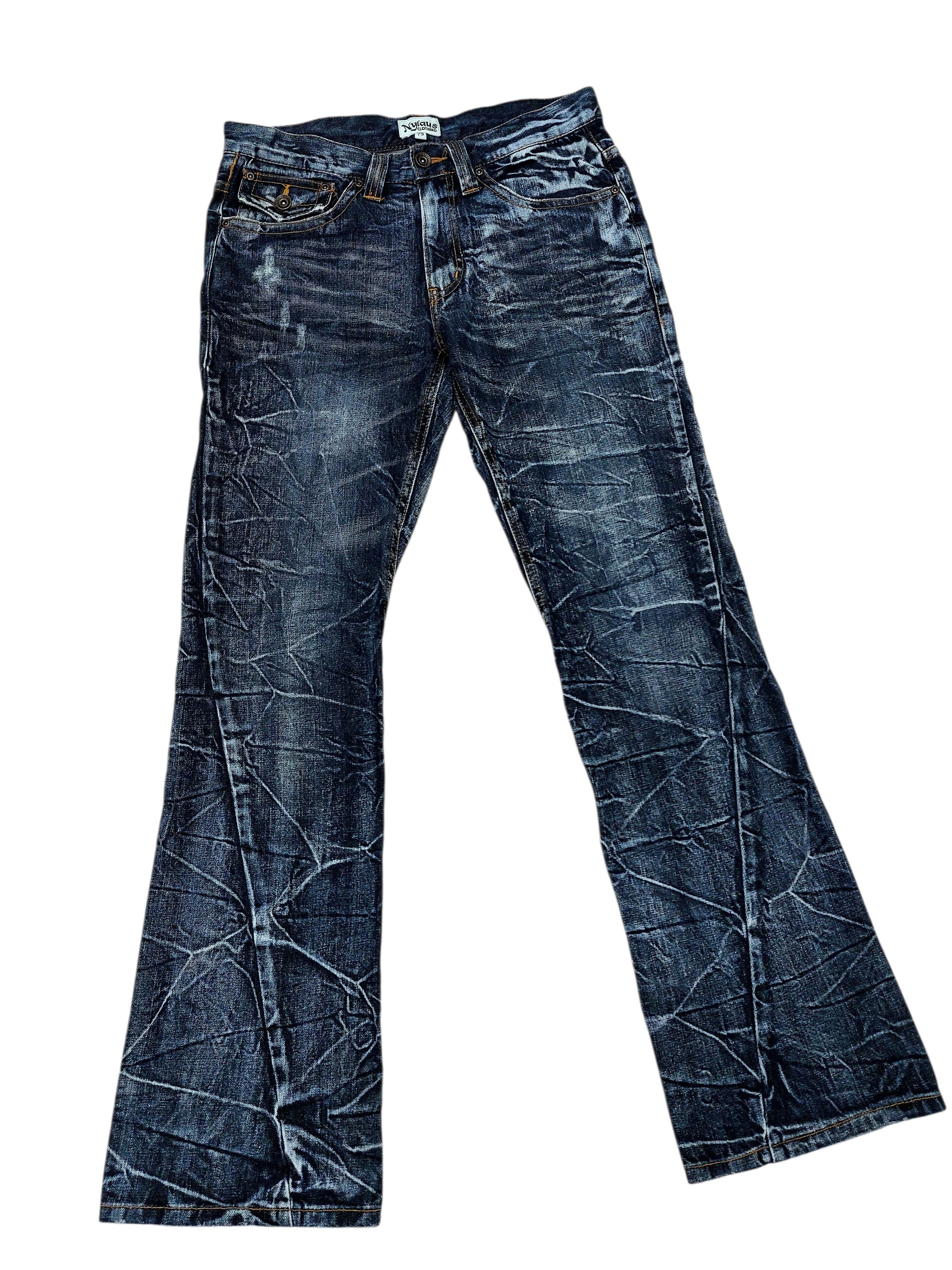 Beauty Beast Vintage Nylaus Japan Flare Jeans Size US 30 / EU 46 - 1 Thumbnail