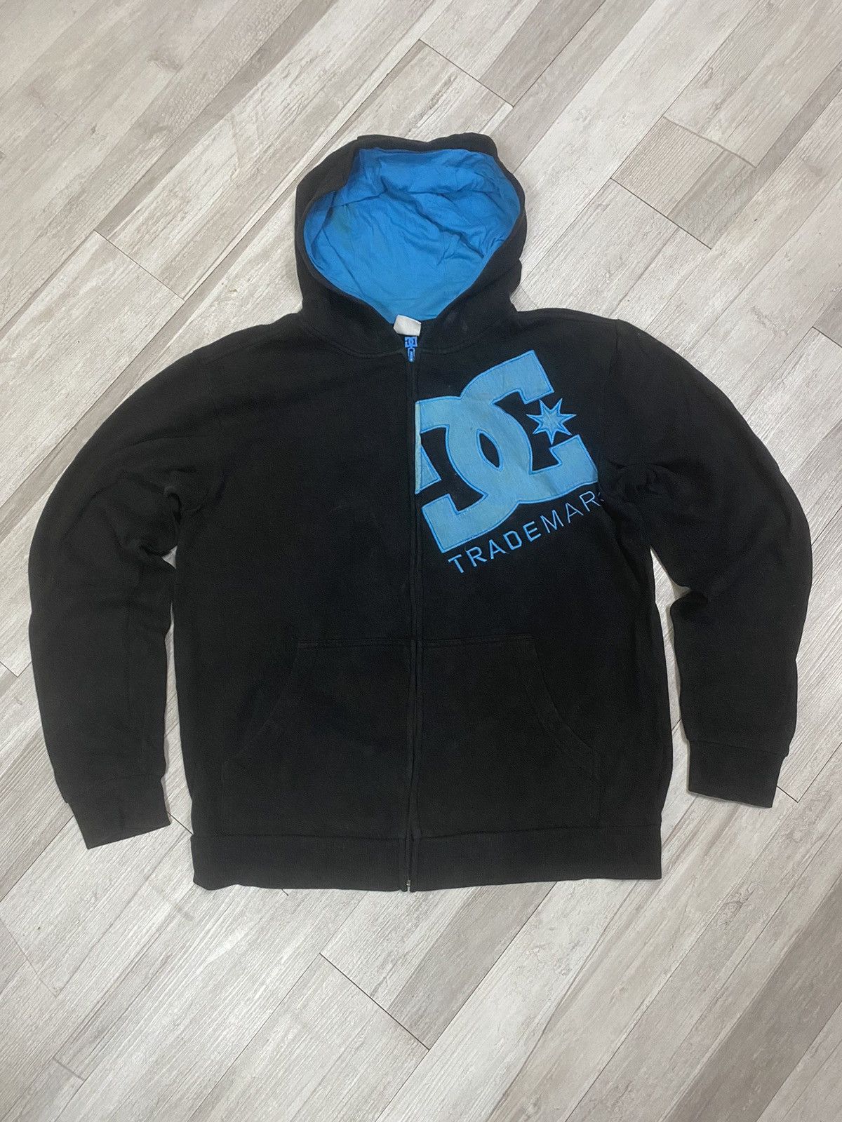 DC DC skate big logo zipped hoodies Size US M / EU 48-50 / 2 - 1 Thumbnail