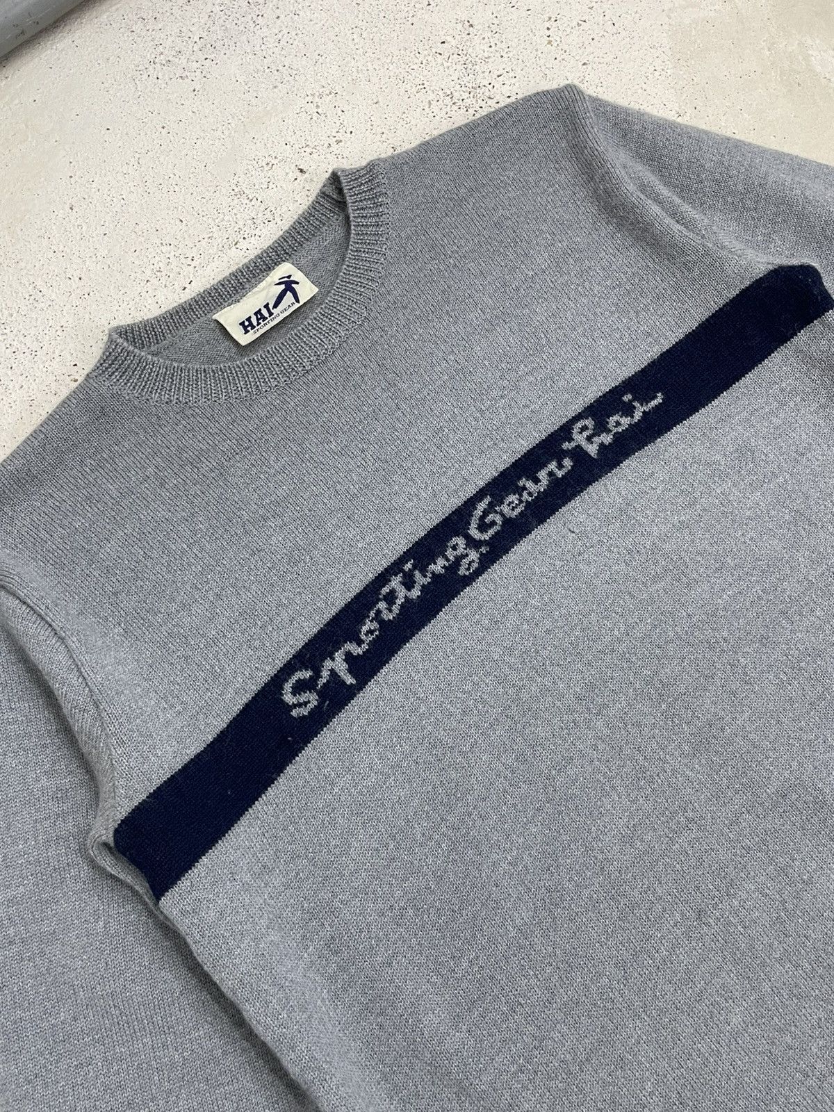 Final Home Sporting Gear Hai Spellout Archive by Issey Miyake Knitwear Size US M / EU 48-50 / 2 - 7 Thumbnail