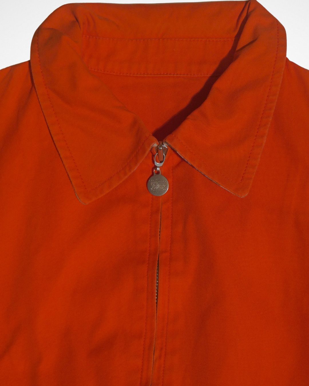 Burberry Prorsum 1980s Fireman Orange Cropped Work Jacket Size US M / EU 48-50 / 2 - 2 Thumbnail