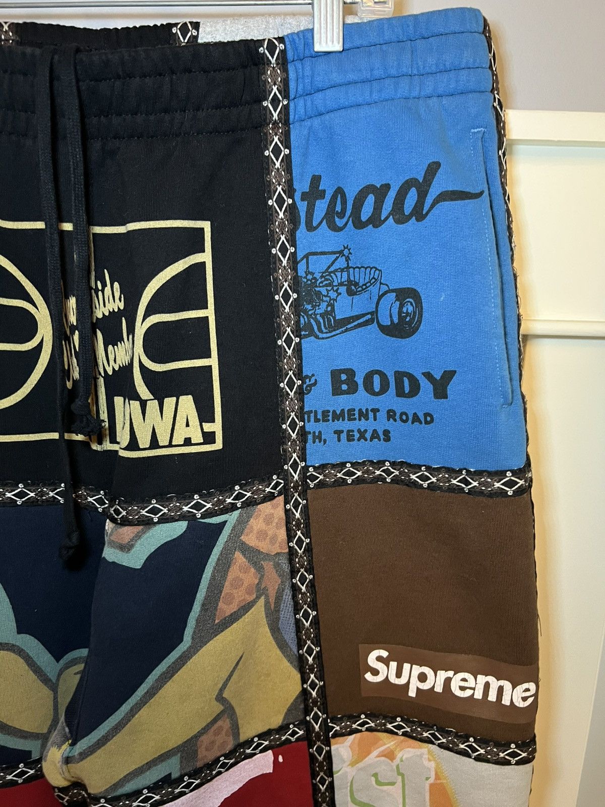 Number (N)ine × Supreme Supreme X Number (N)ine patchwork sweatpants Size US 36 / EU 52 - 6 Thumbnail