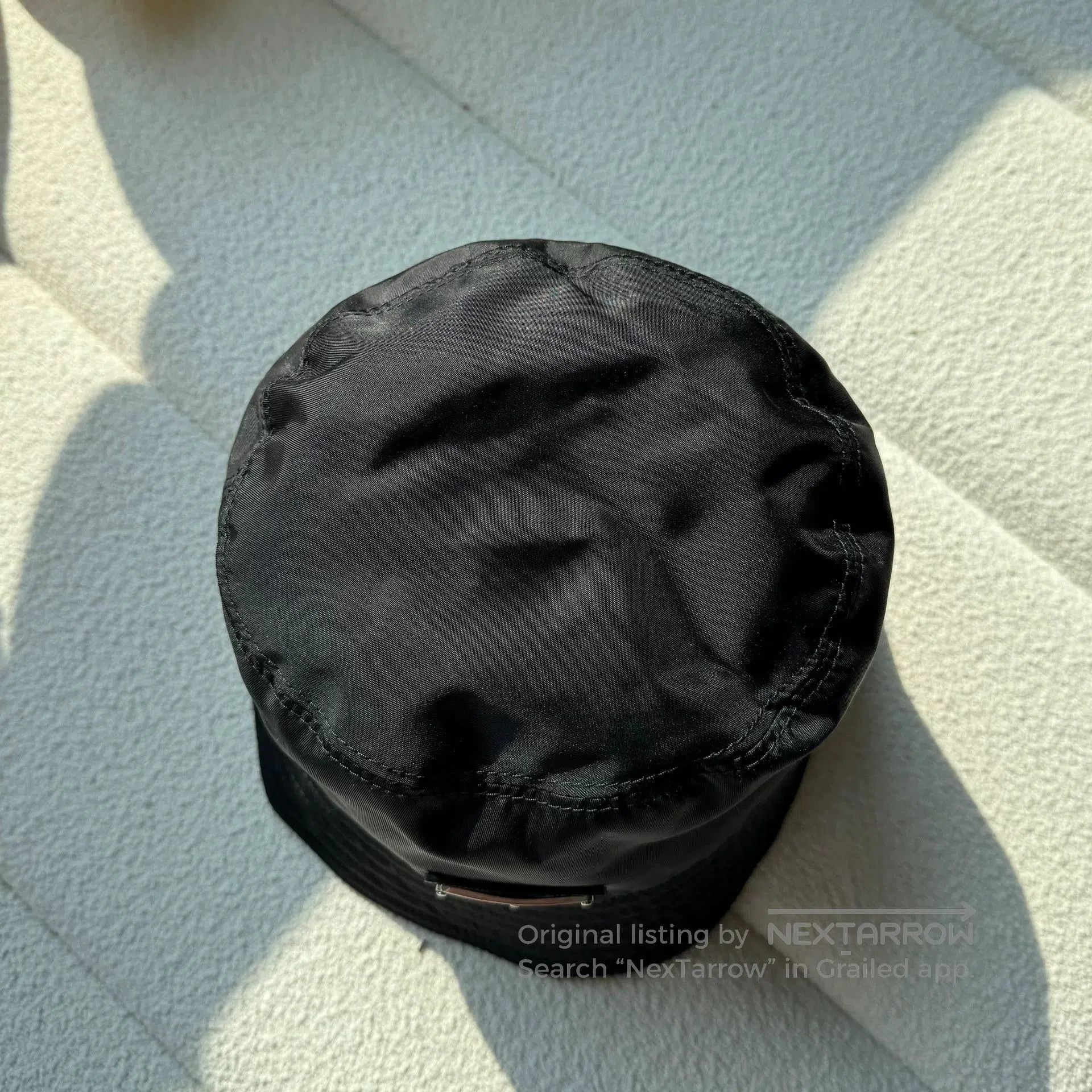 Prada prada black nylon bucket hat size medium. Size ONE SIZE - 5 Thumbnail