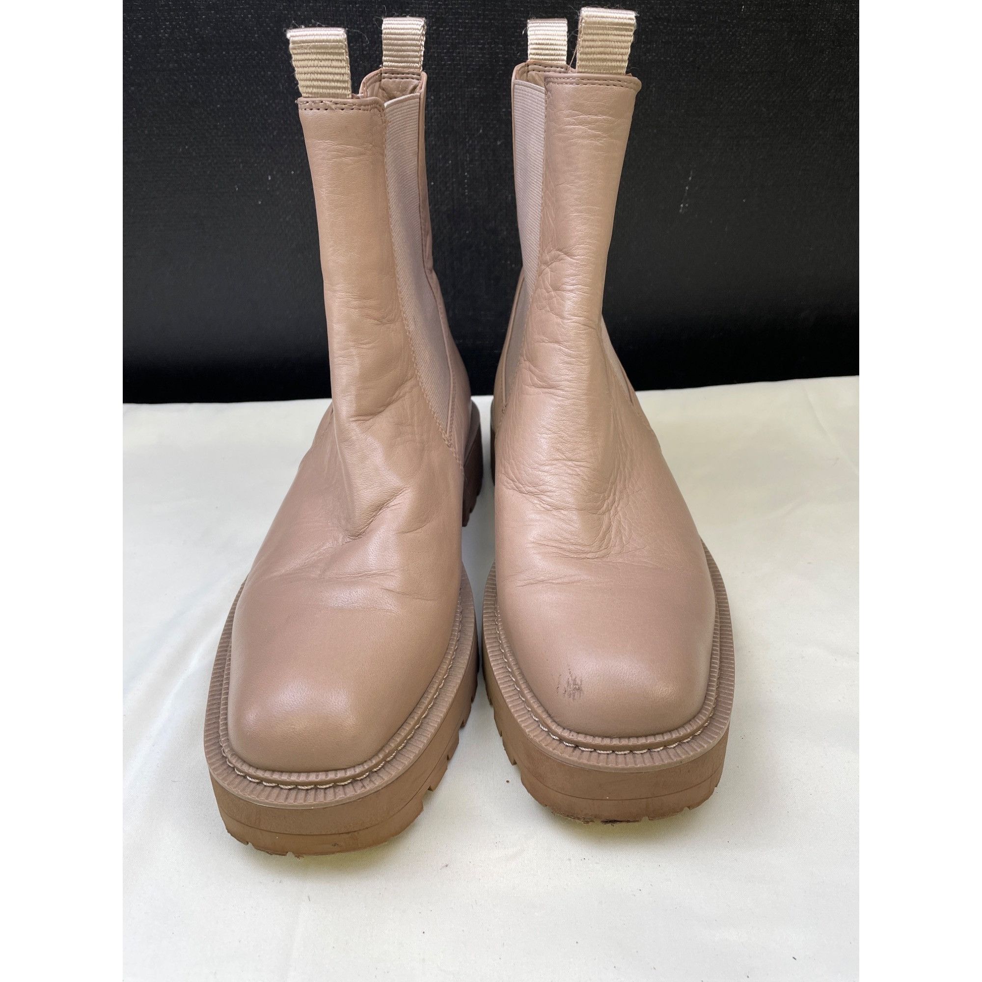 Sam Edelman Sam Edelman Women's Tan Leather Ankle Boots Size 10 SKU 5736 Size US 10 / IT 40 - 3 Thumbnail
