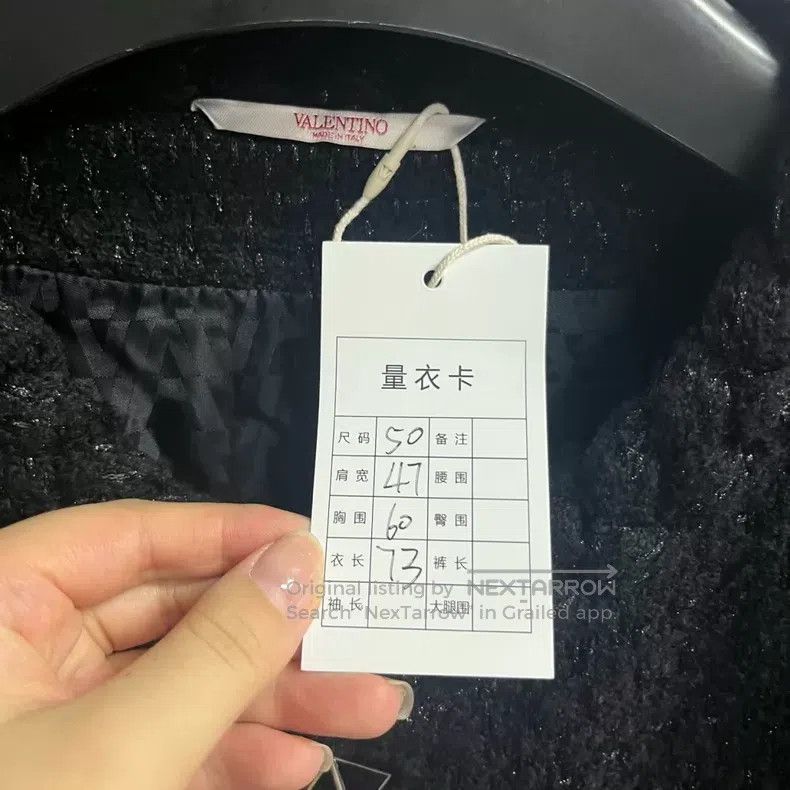 Valentino Valentino Black solid color V-neck long-sleeved jacket jac Size L / US 10 / IT 46 - 5 Thumbnail