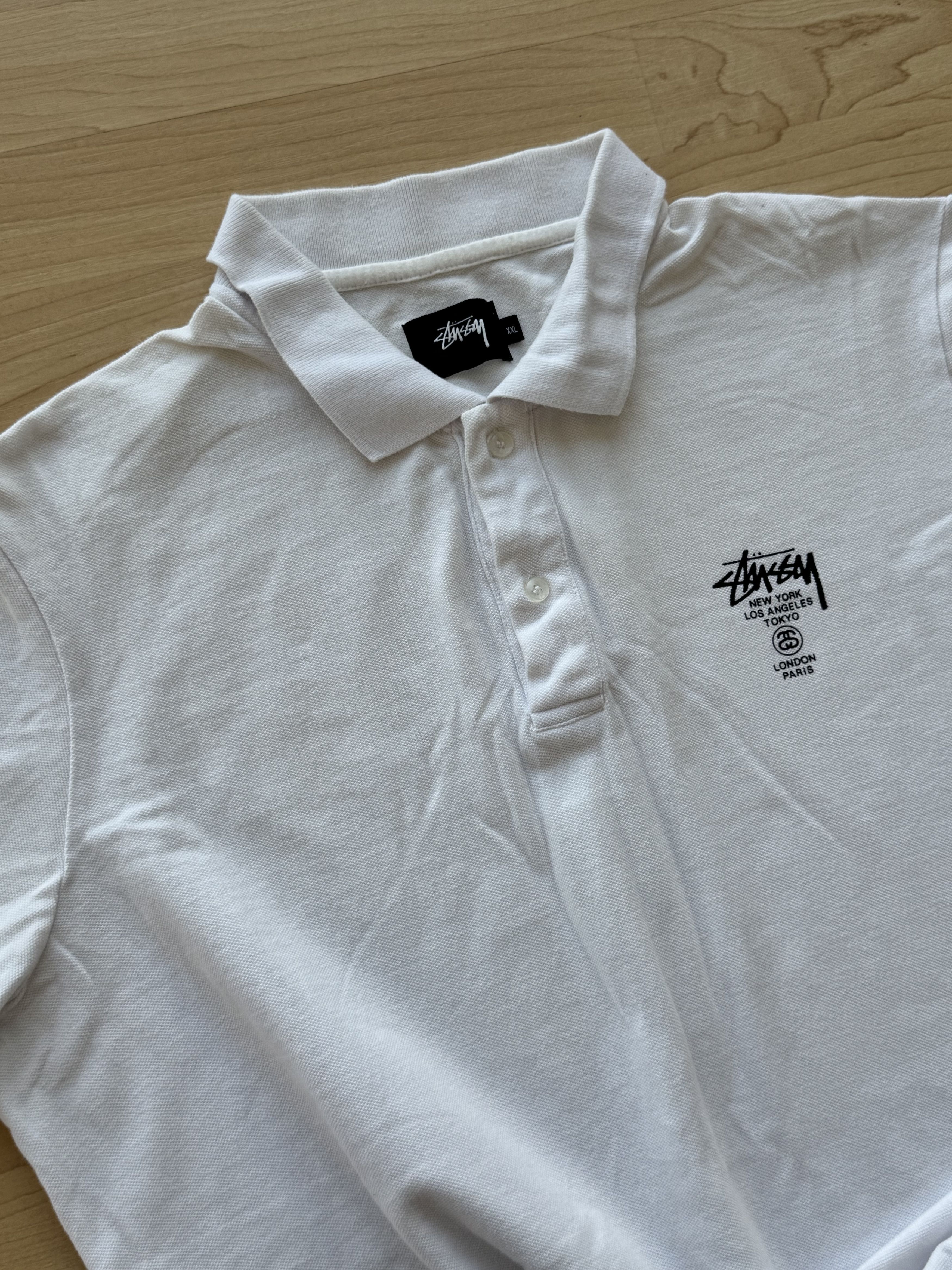 Stussy Vintage Stüssy polo shirt with embroidered logo Size US XXL / EU 58 / 5 - 7 Thumbnail