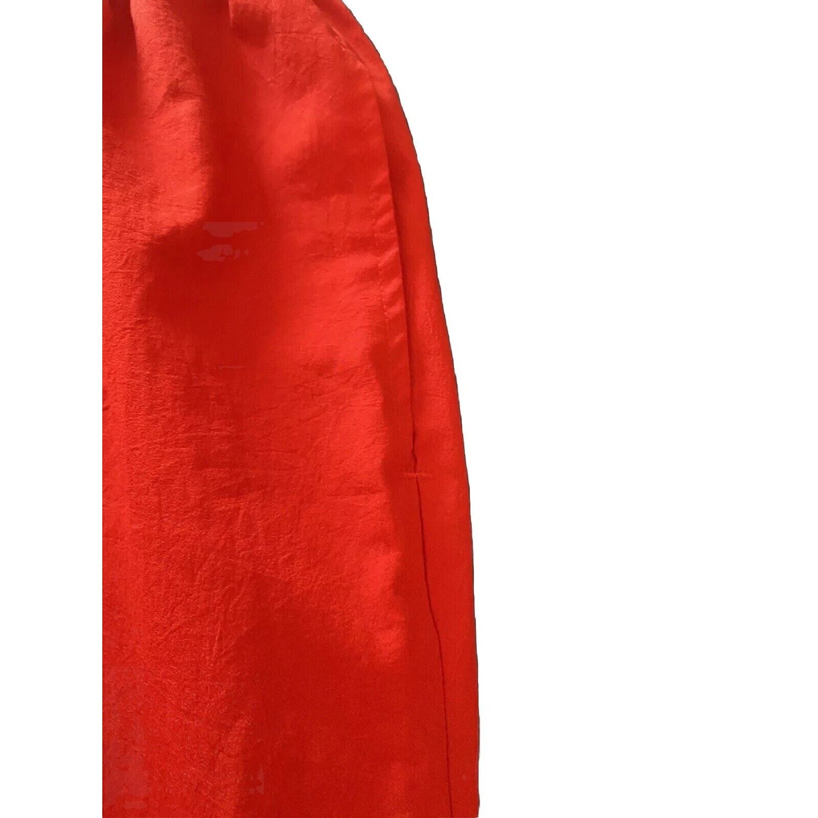 & Other Stories Women's M Petite Red Elastic Waist Capri Pants BonWorth Size 32" / US 10 / IT 46 - 5 Thumbnail