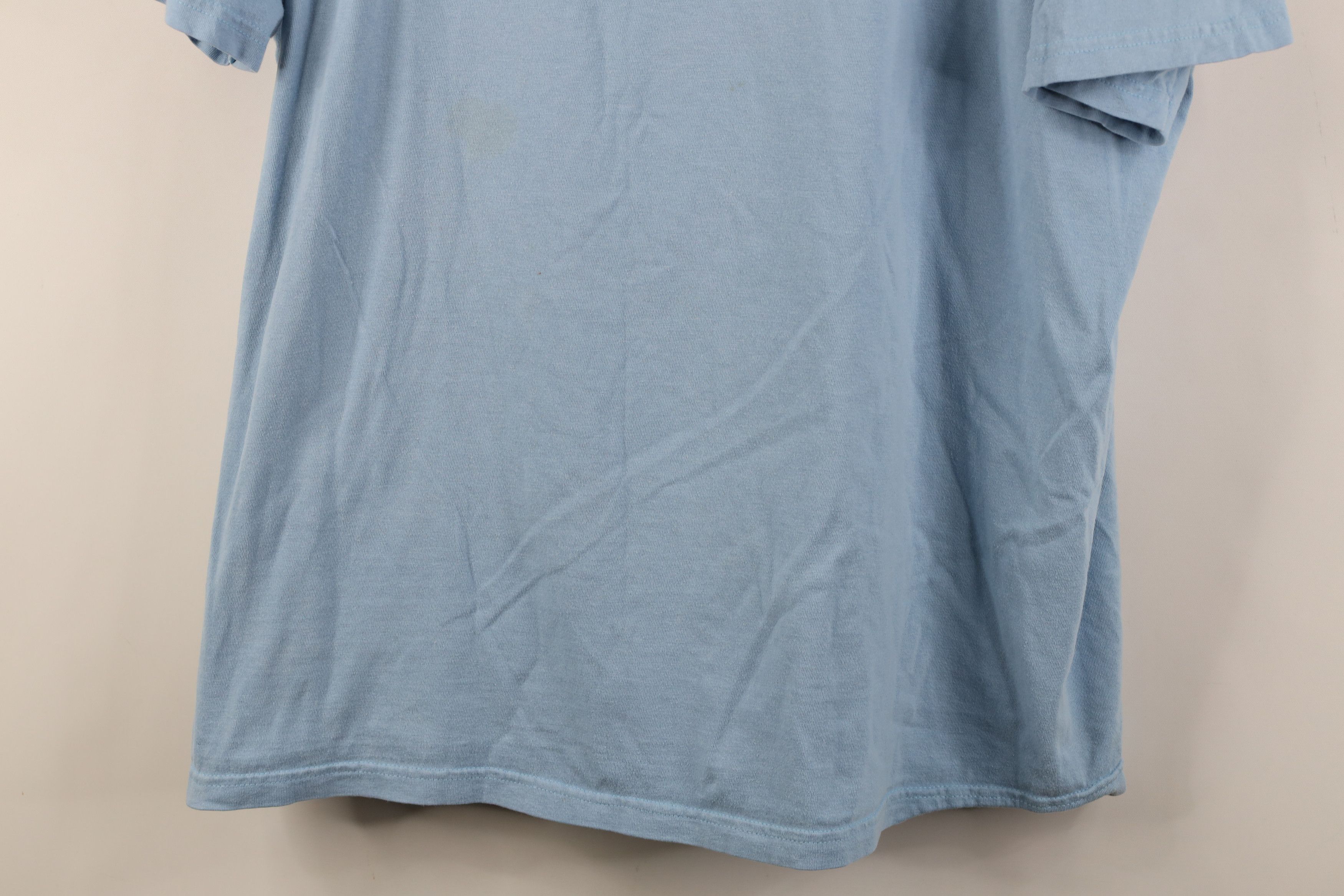 Nike Vintage Nike Scott Mini Swoosh T-Shirt Carolina Blue Cotton Size US XXL / EU 58 / 5 - 3 Thumbnail