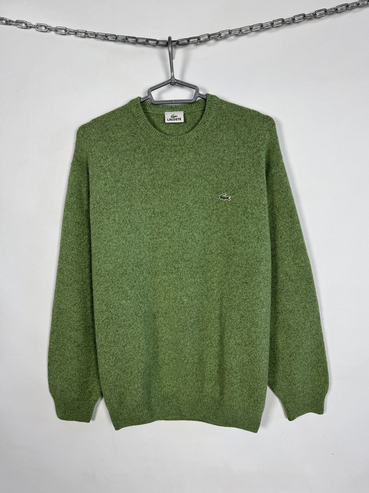 Lacoste Lacoste Vintage Wool Crewneck Sweater Crocodile Logo Size 5 Size US L / EU 52-54 / 3 - 1 Thumbnail