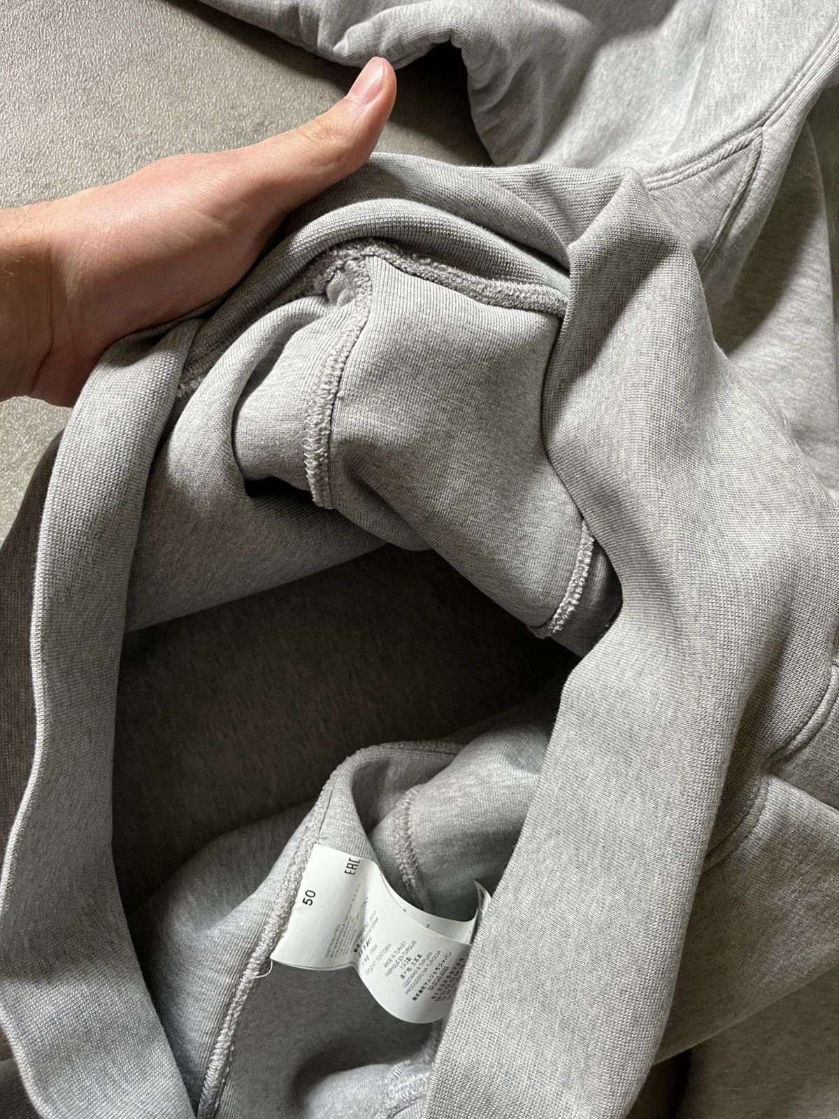 Maison Margiela Maison Margiela S/S 21 Icon gray hoodi double layer rare Size US M / EU 48-50 / 2 - 12 Thumbnail