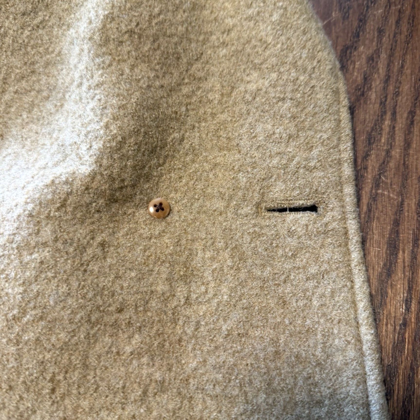 J.Crew J.CREW Daphne Topcoat in Italian Boiled Wool Womens Size 10 Heather Camel Coat Winter Classic Size L / US 10 / IT 46 - 5 Thumbnail