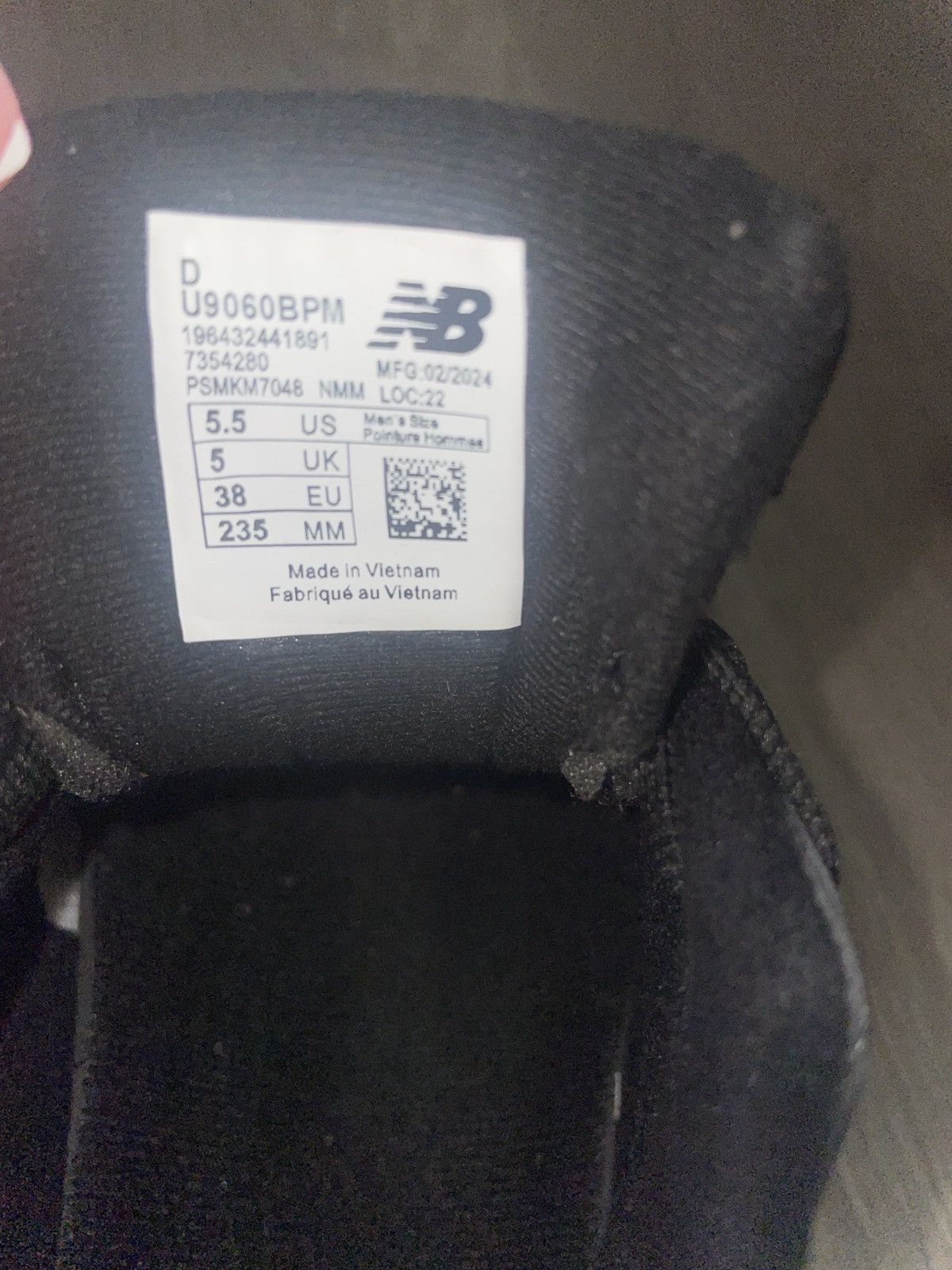 New Balance New balance 9060- Black Castlerock Size US 5.5 / EU 38 - 4 Thumbnail