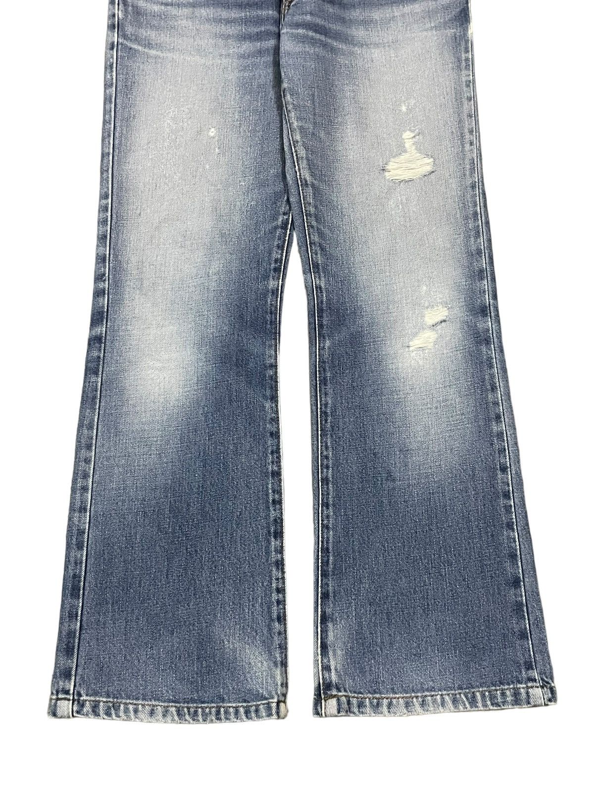Edwin Vintage Edwin Extra Extreme Blue Fade Wash Bootcut Jeans Size US 29 - 3 Thumbnail