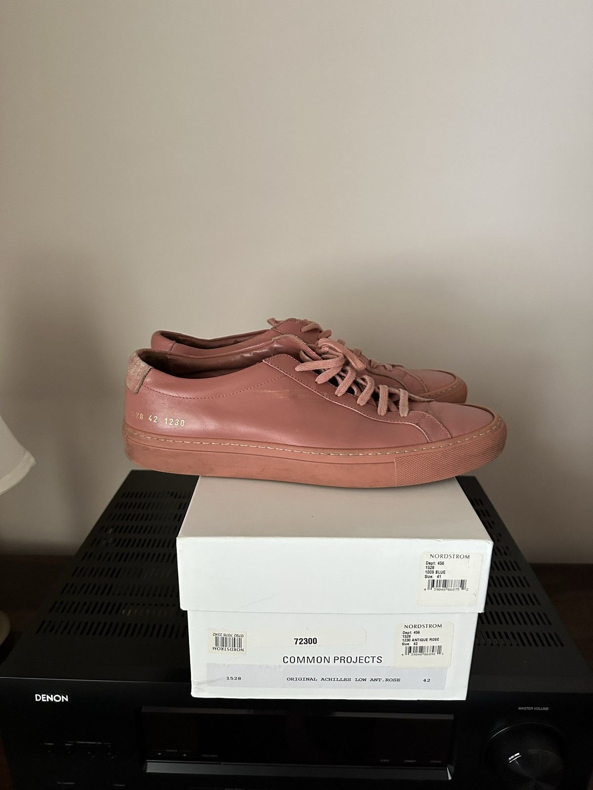 Common Projects Common Projects Achilles Rose Pink Size US 9 / EU 42 - 1 Thumbnail