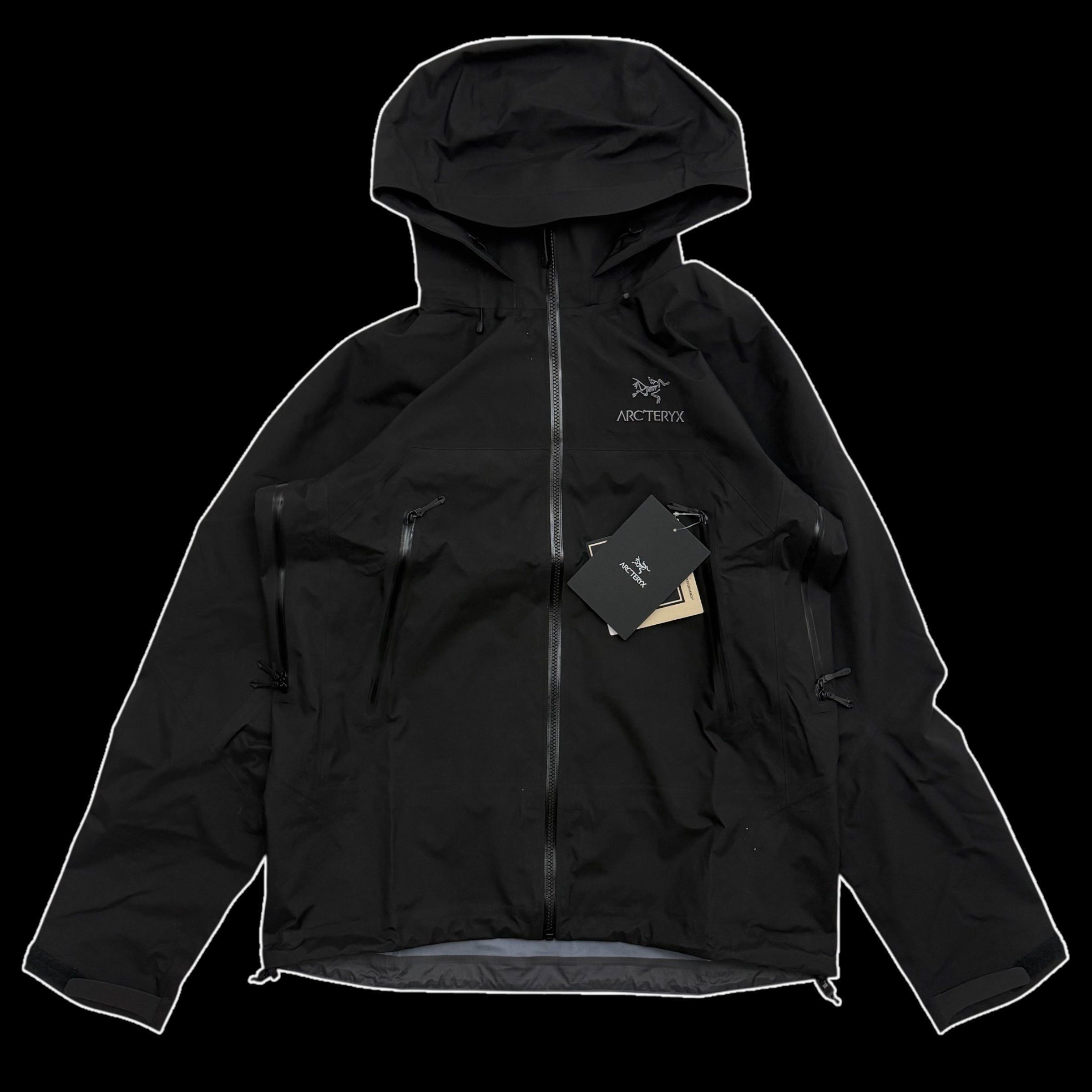 ジャケット・アウター Vintage ARC'TERYX 1998 BETA LT XL SHADOW Arc'teryx ARCTERYX 1998 beta LT shell jacket shadow L size