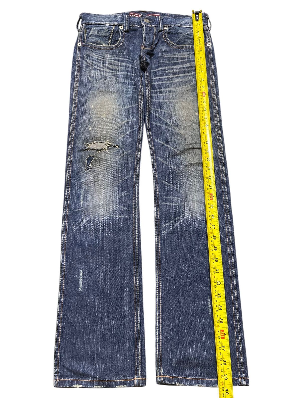 If Six Was Nine Vintange Liberto Mud Wash Faded Clawmark Distress Style Jean Size US 30 / EU 46 - 12 Thumbnail
