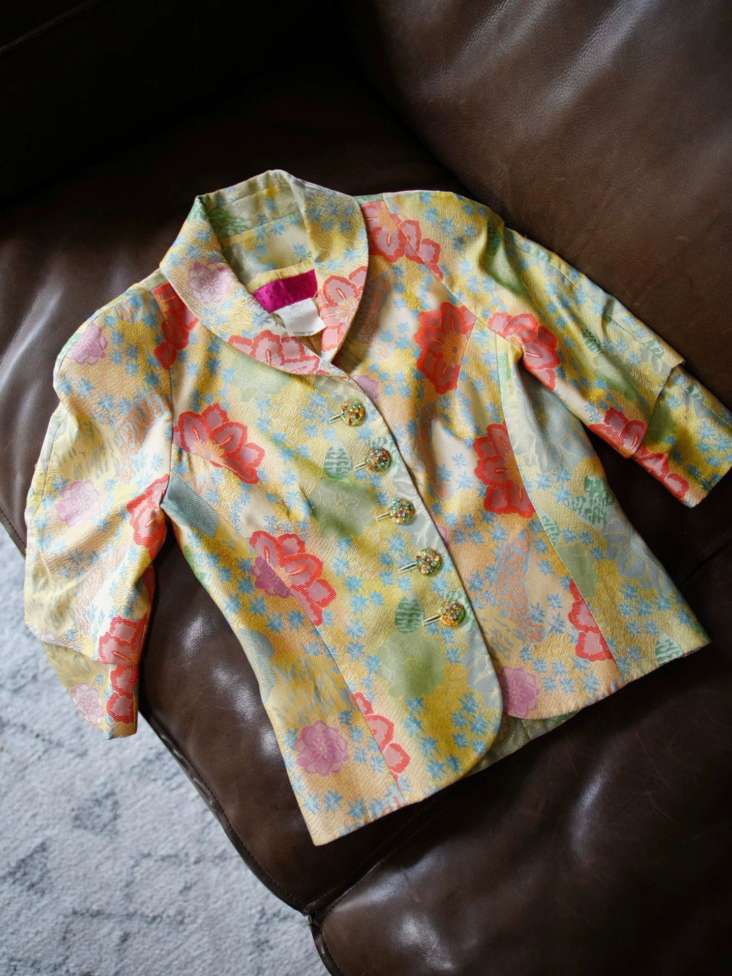 Christian Lacroix Christian Lacroix Vintage Silk Brocade Blazer Women 36 Size XS / US 0-2 / IT 36-38 - 2 Thumbnail
