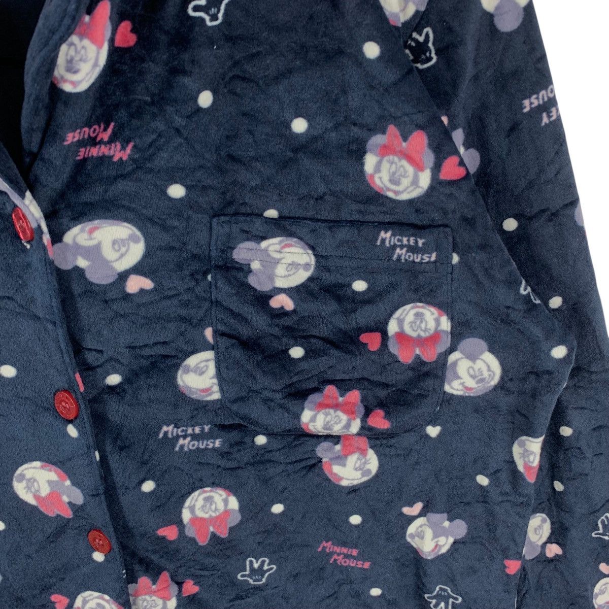 Disney DISNEY MICKEY MOUSE Minnie All Over Print Fleece Jacket Size M / US 6-8 / IT 42-44 - 6 Thumbnail